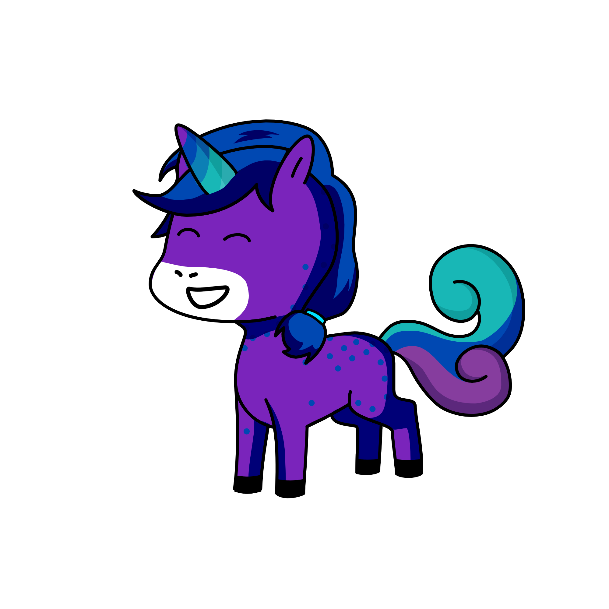 princess of the night stars, the unicorn