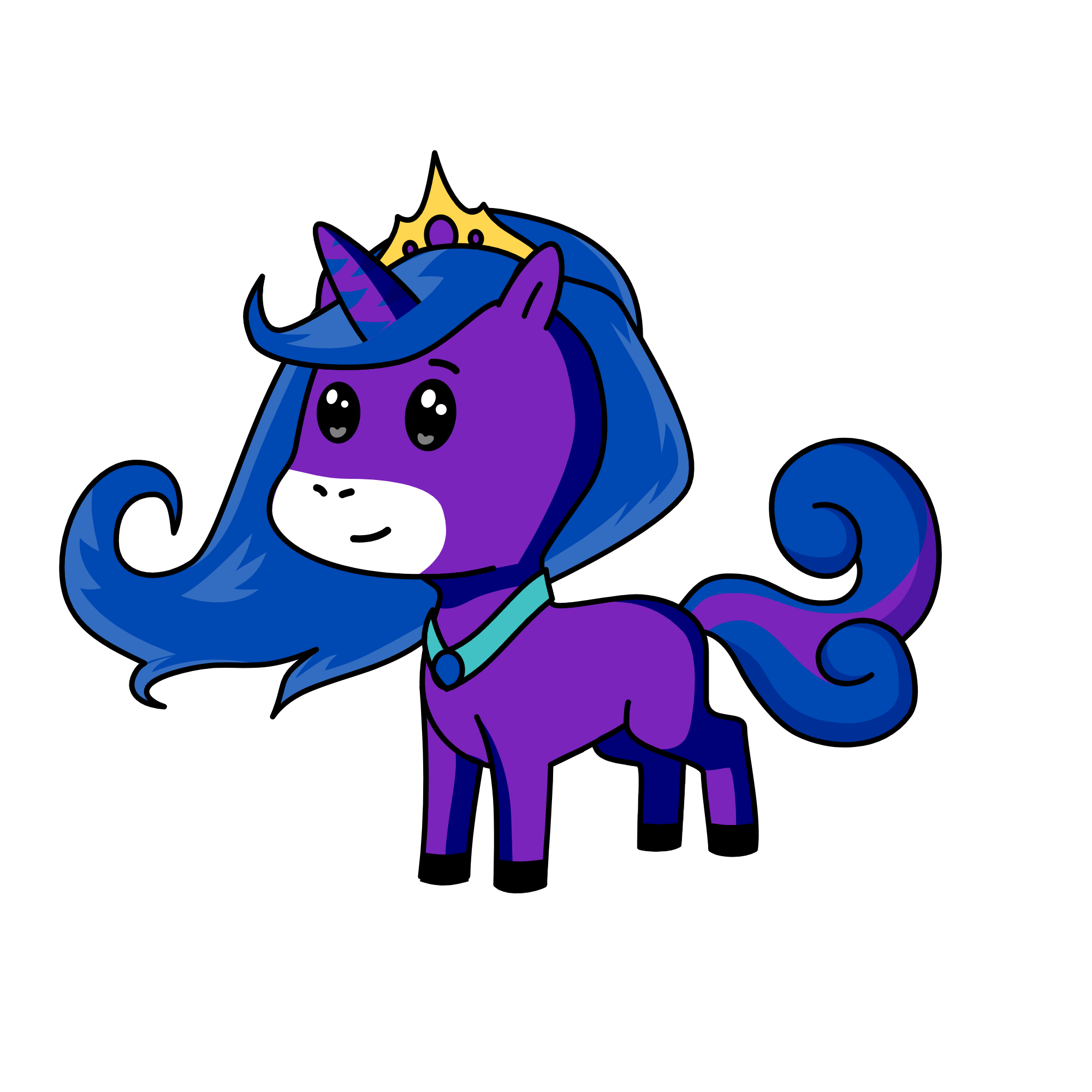 queen of the night lunar, the unicorn