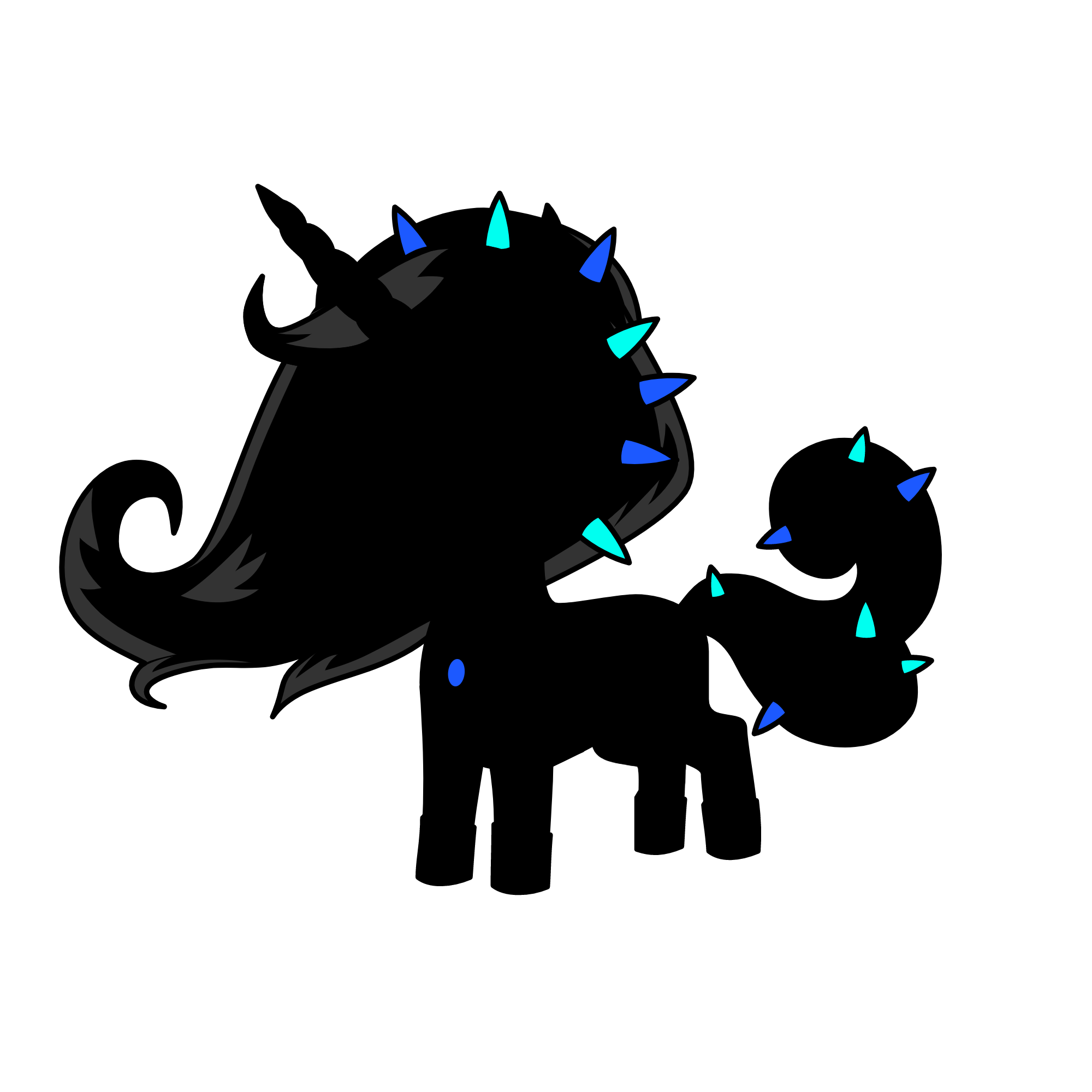 Dark, the unicorn