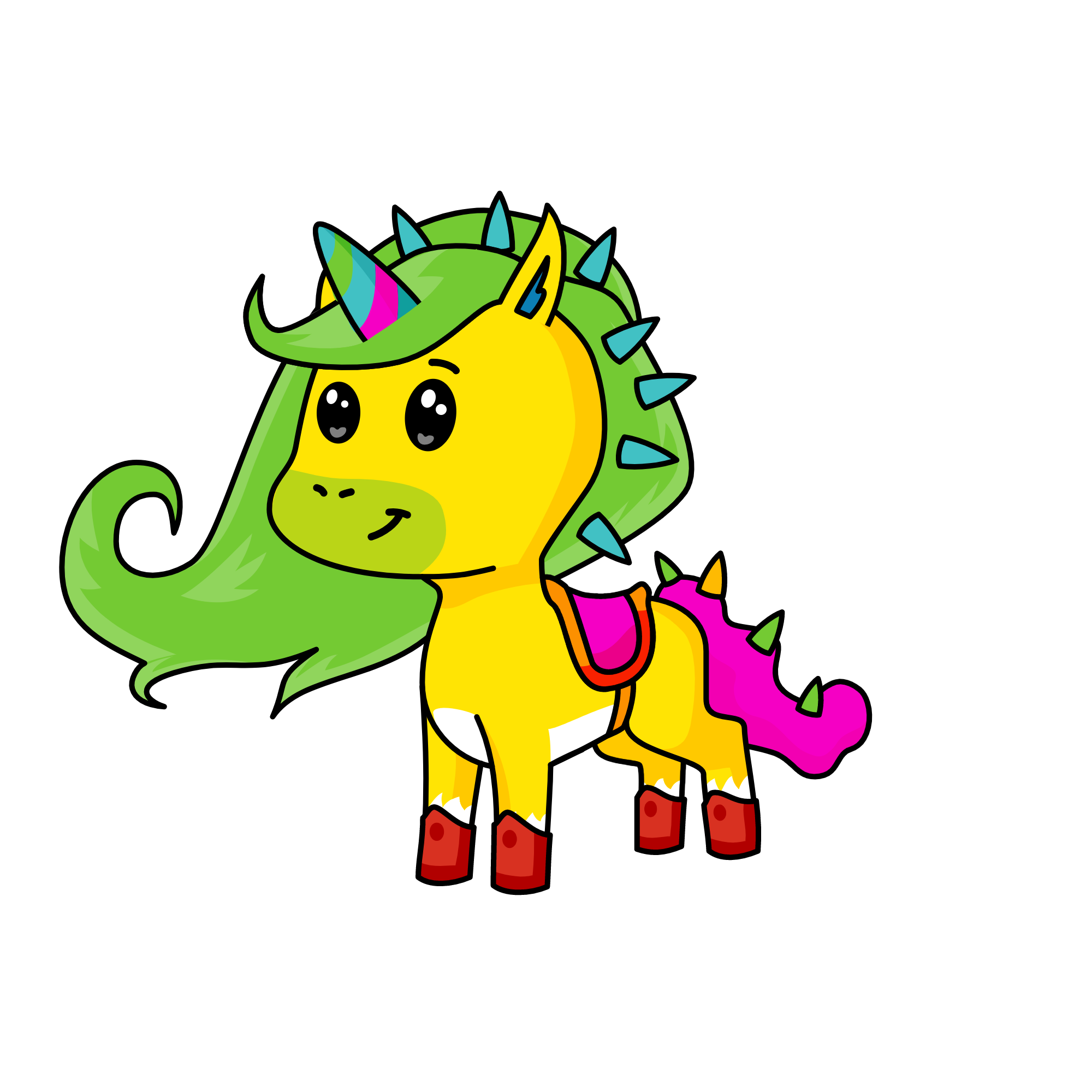 Celebration Kristi, the unicorn