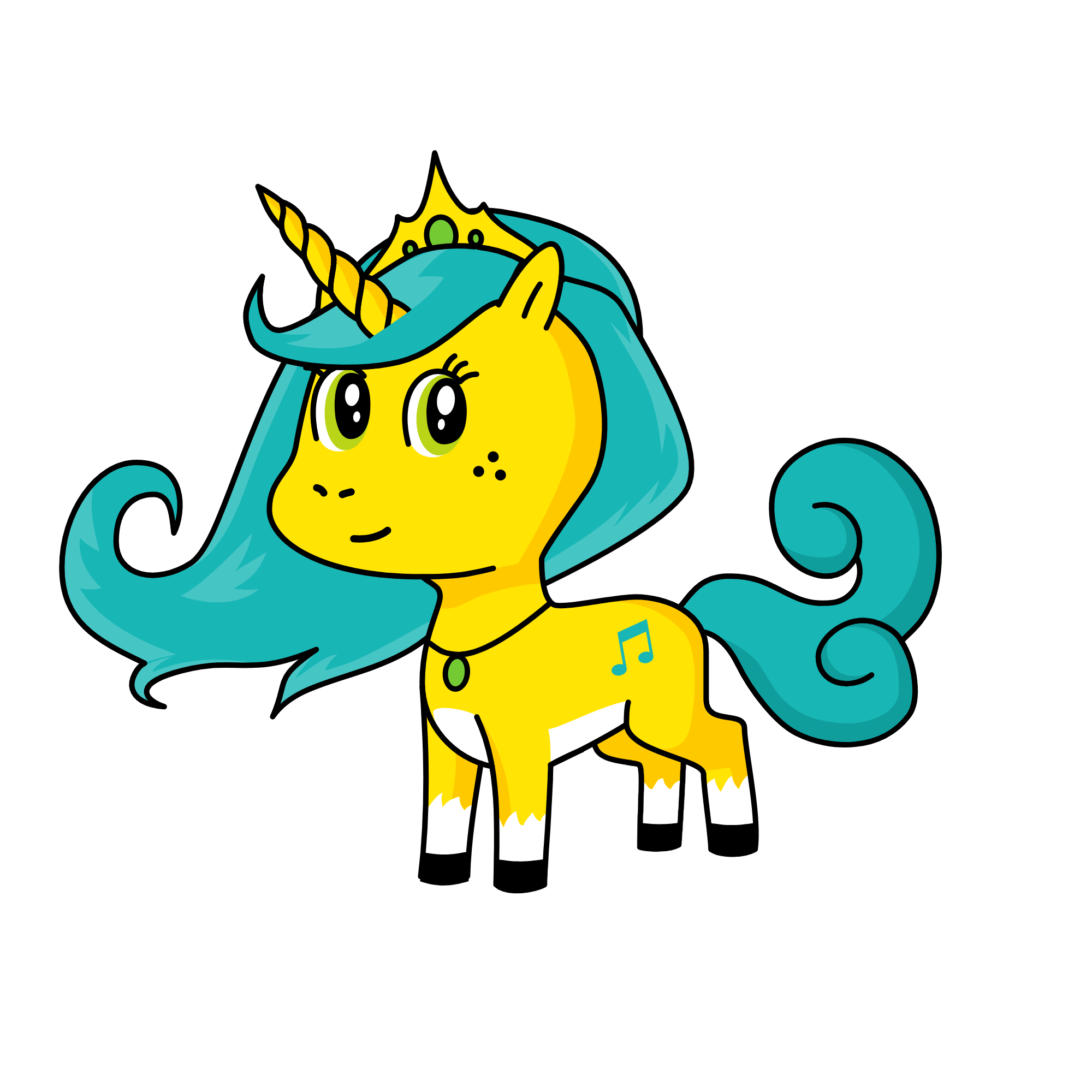music princess, the unicorn