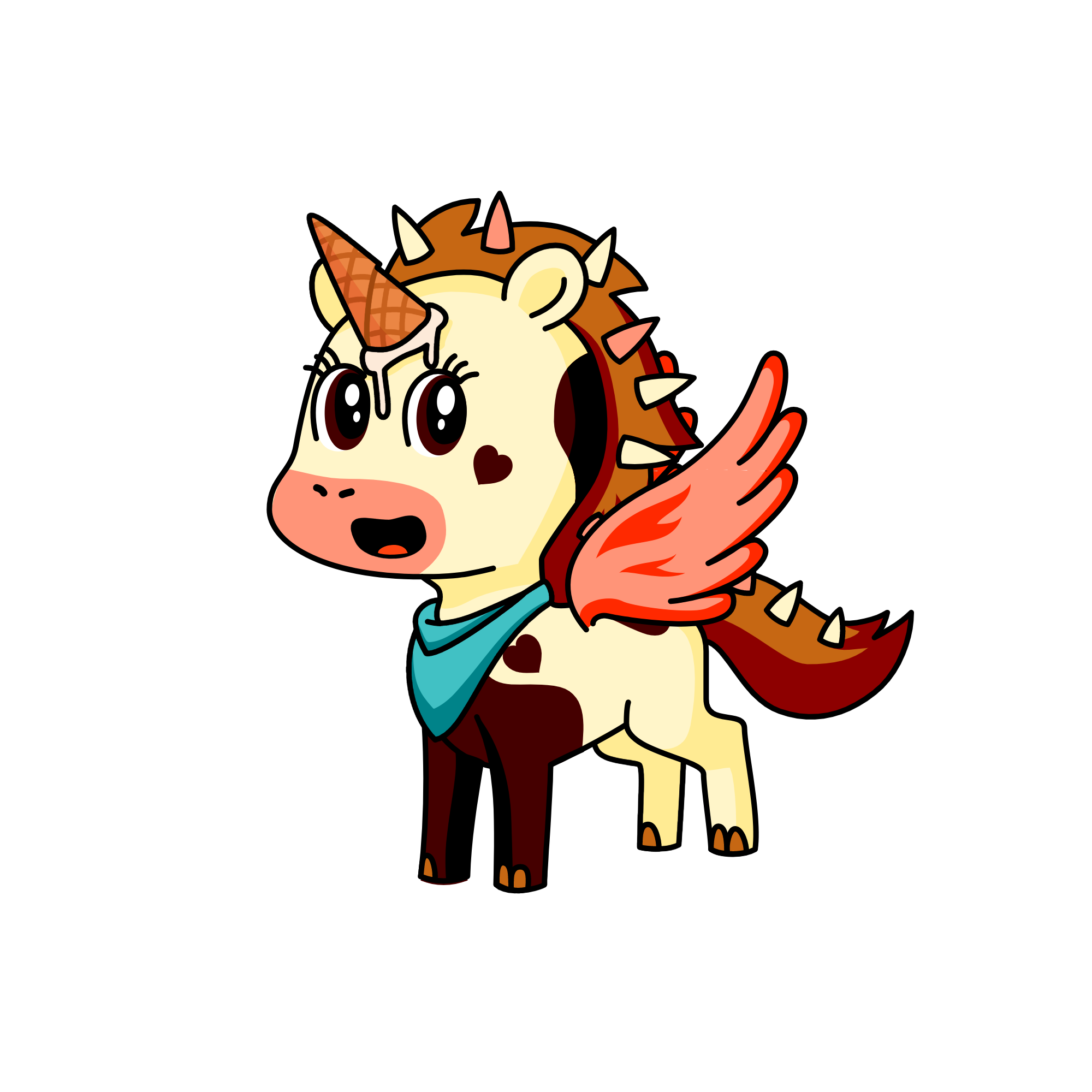 Neapolitan, the unicorn
