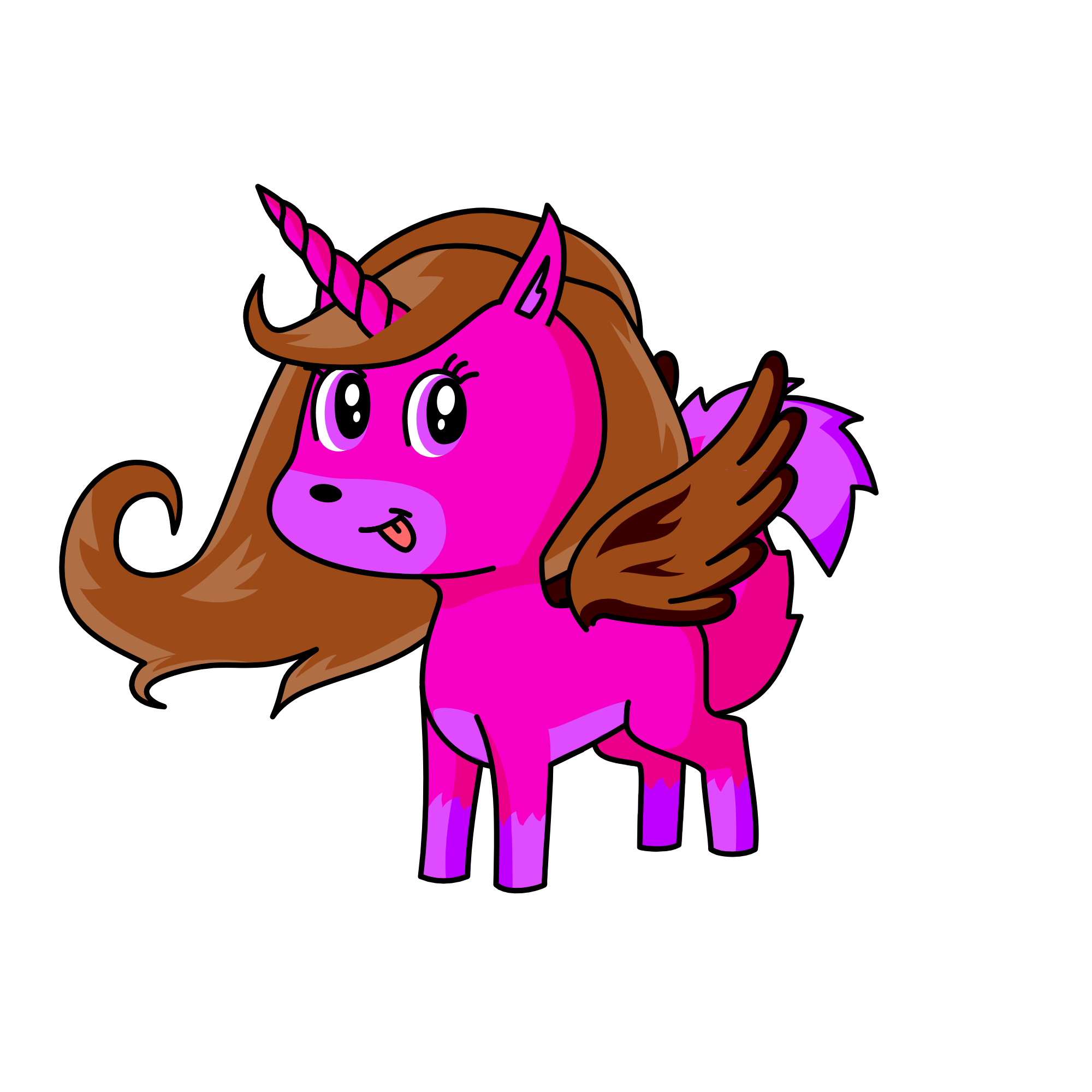 Foxy, the unicorn