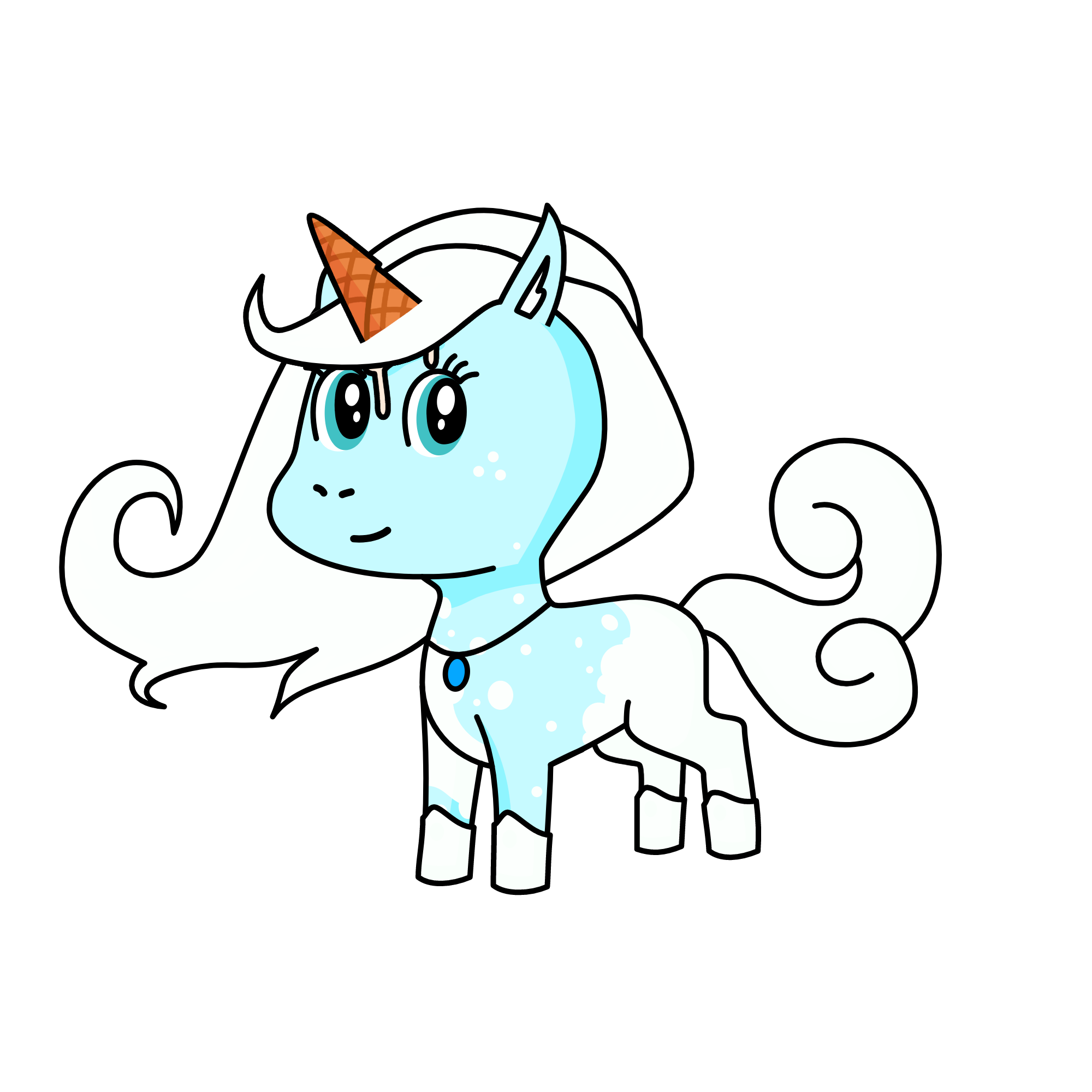 Icey, the unicorn