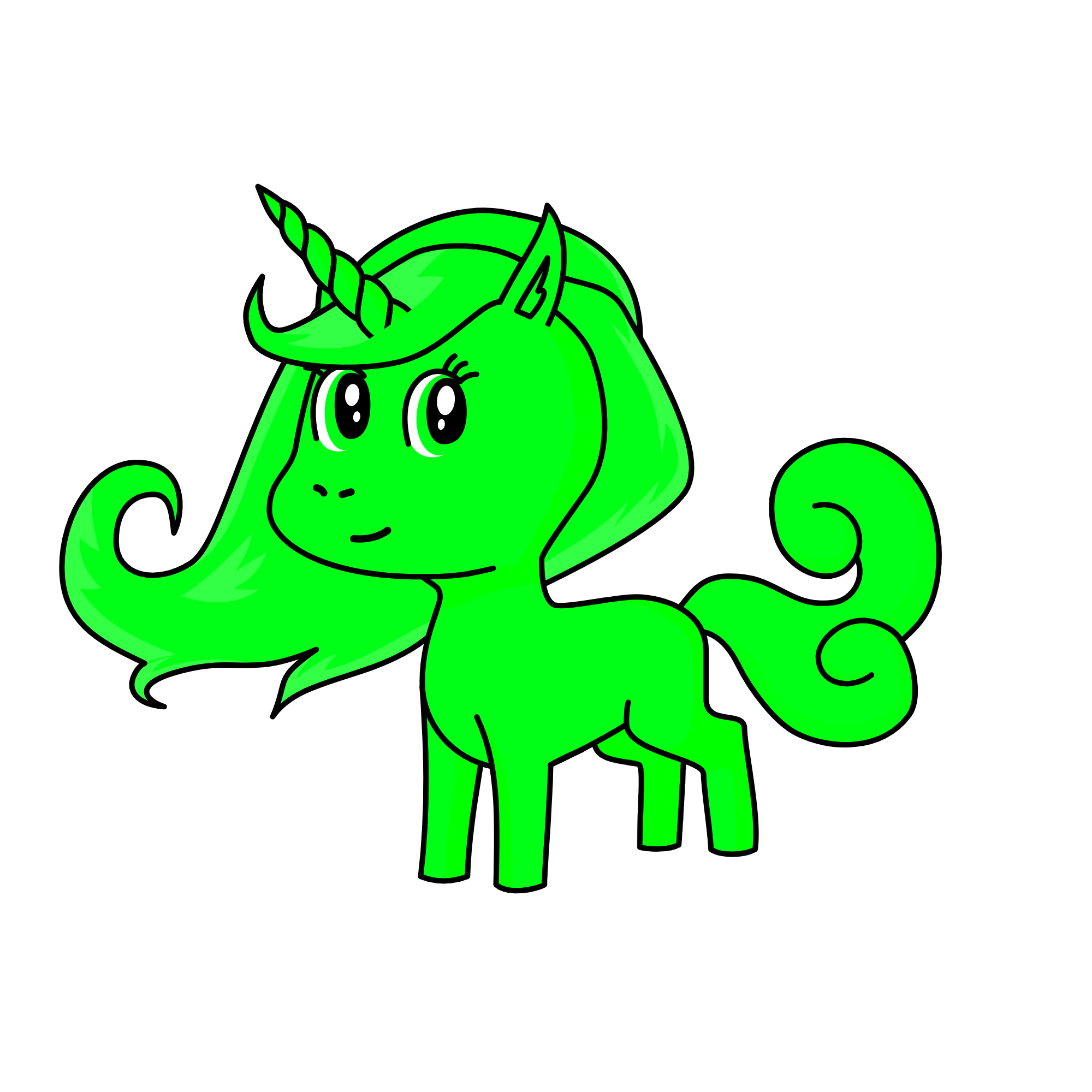 Am forest, the unicorn