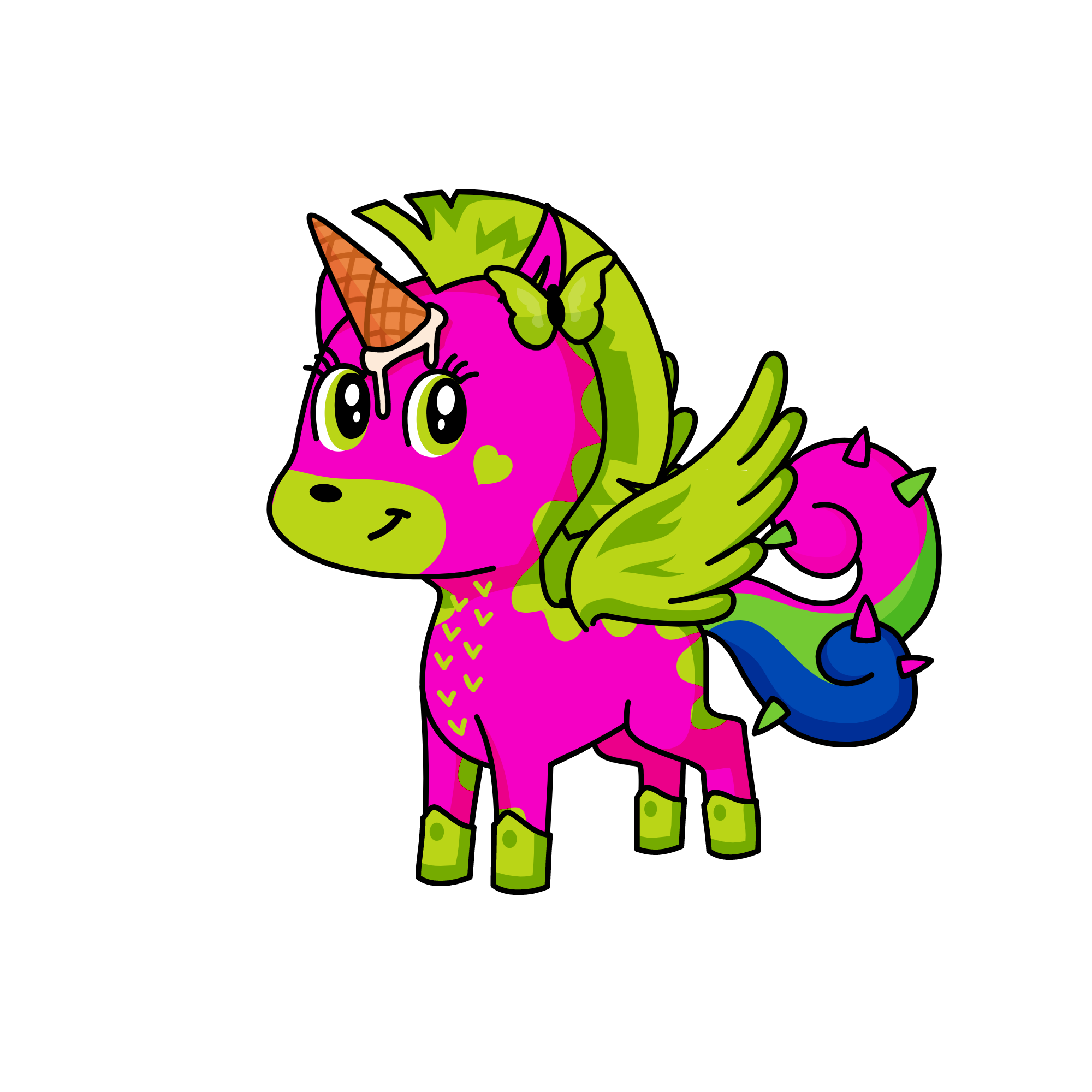 Candy Smash, the unicorn