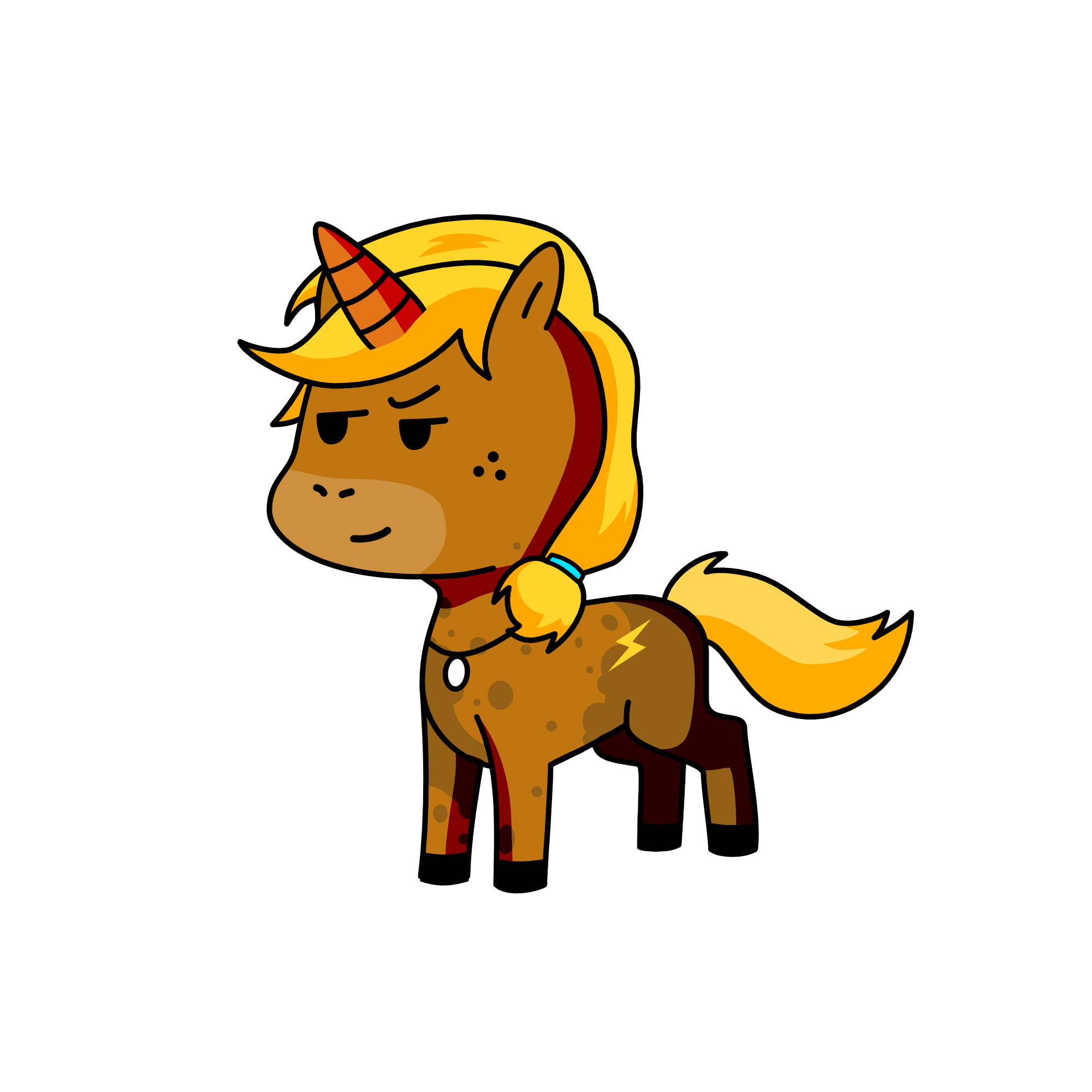 Chocolatte-Coco, the unicorn