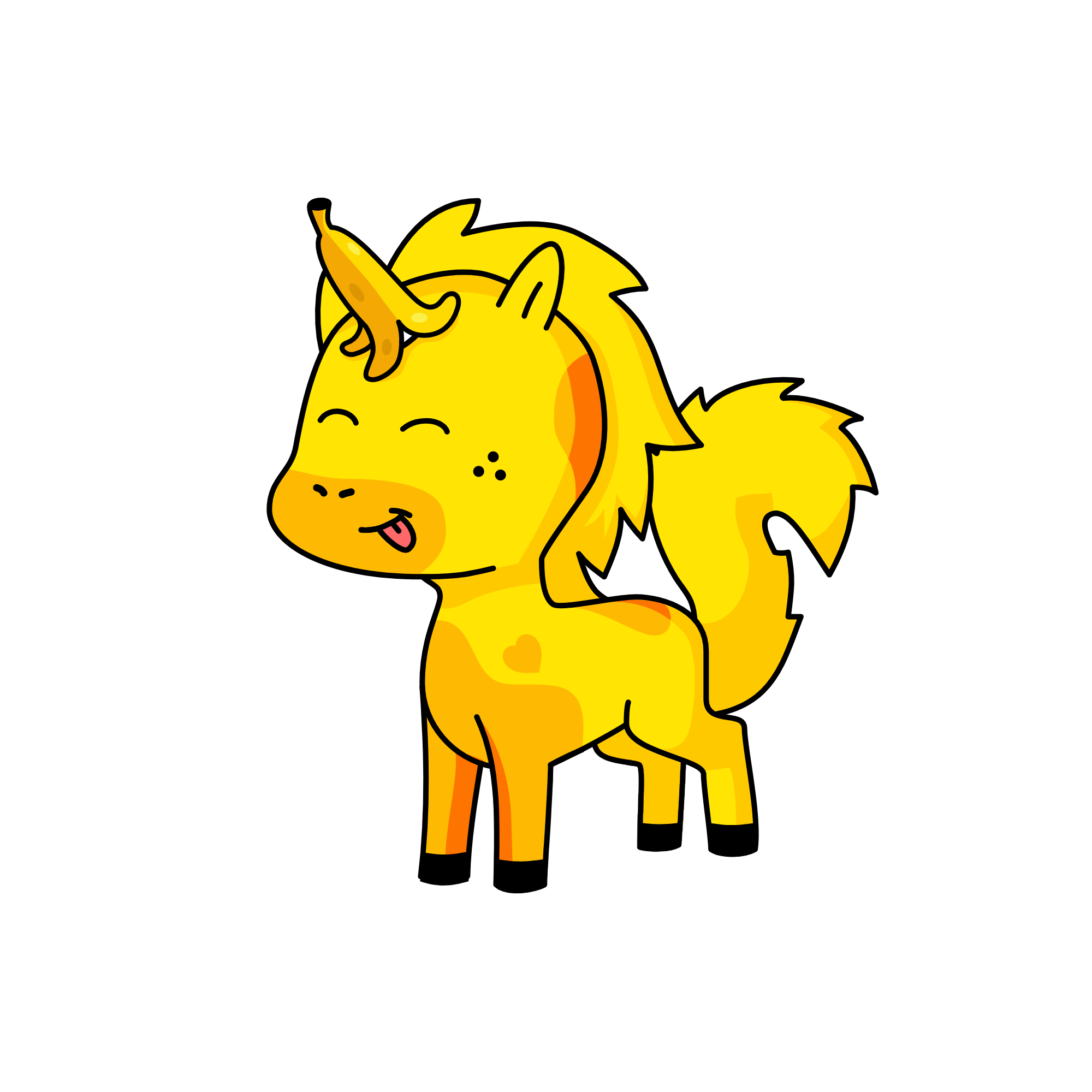 Banana, the unicorn