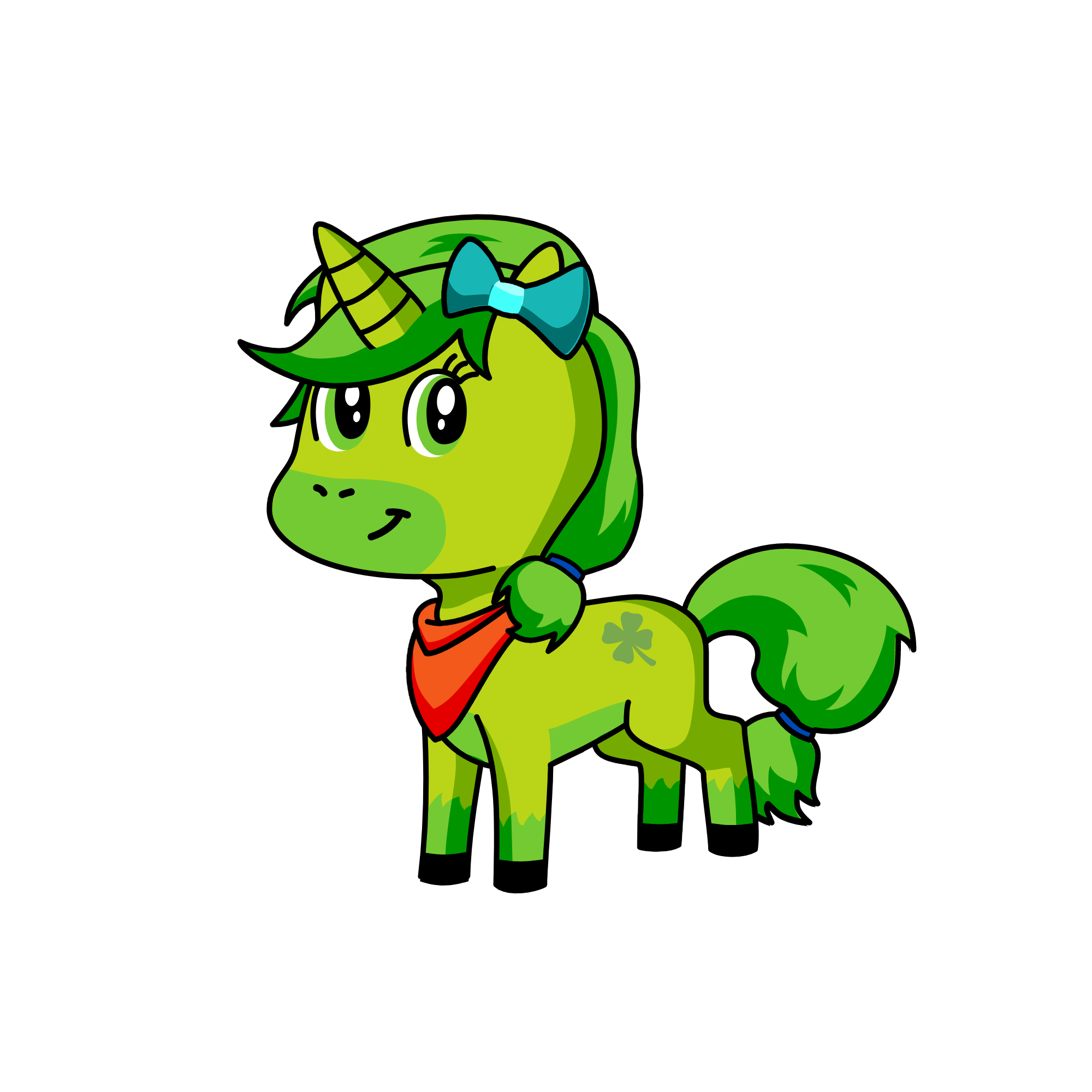 greener, the unicorn