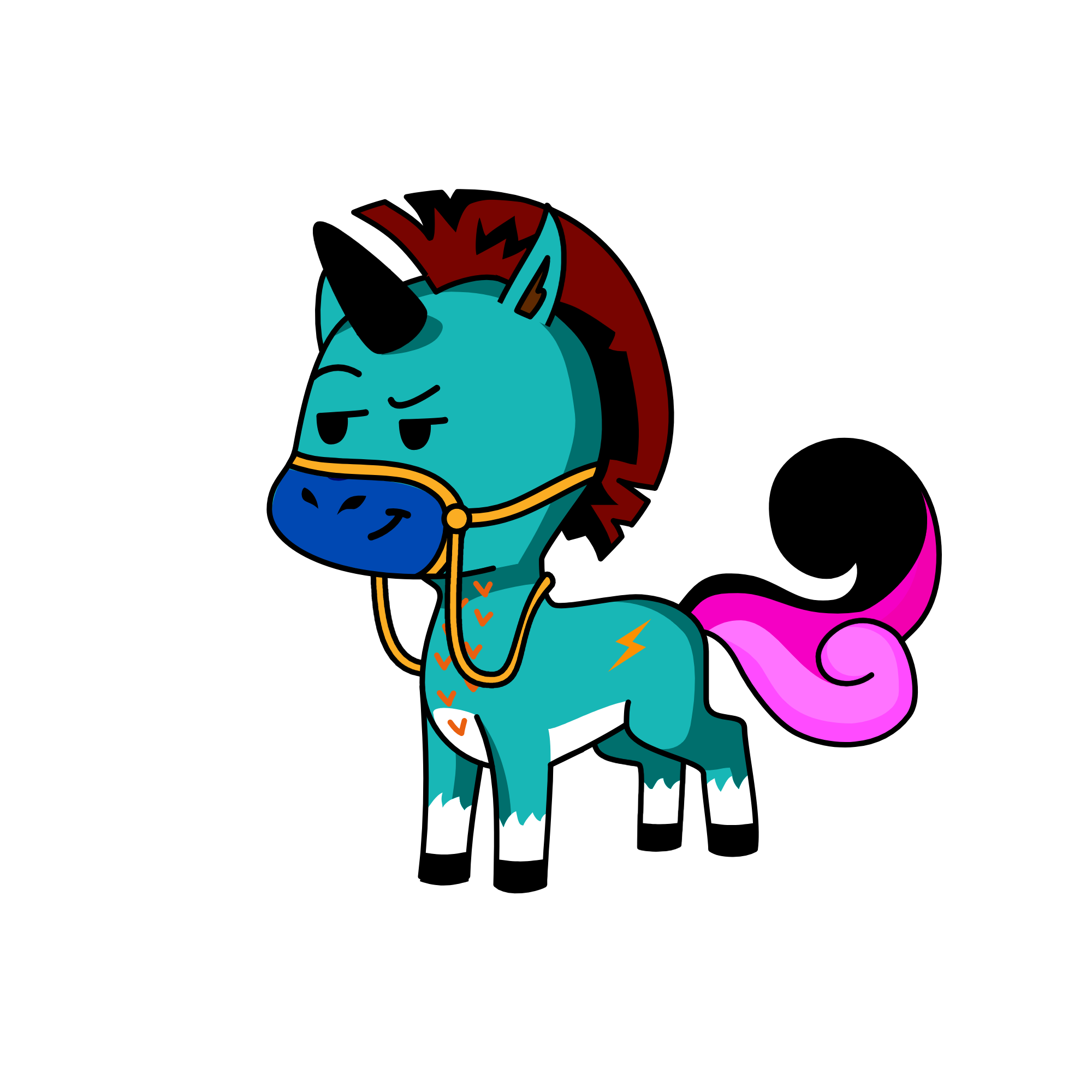 DUM, the unicorn