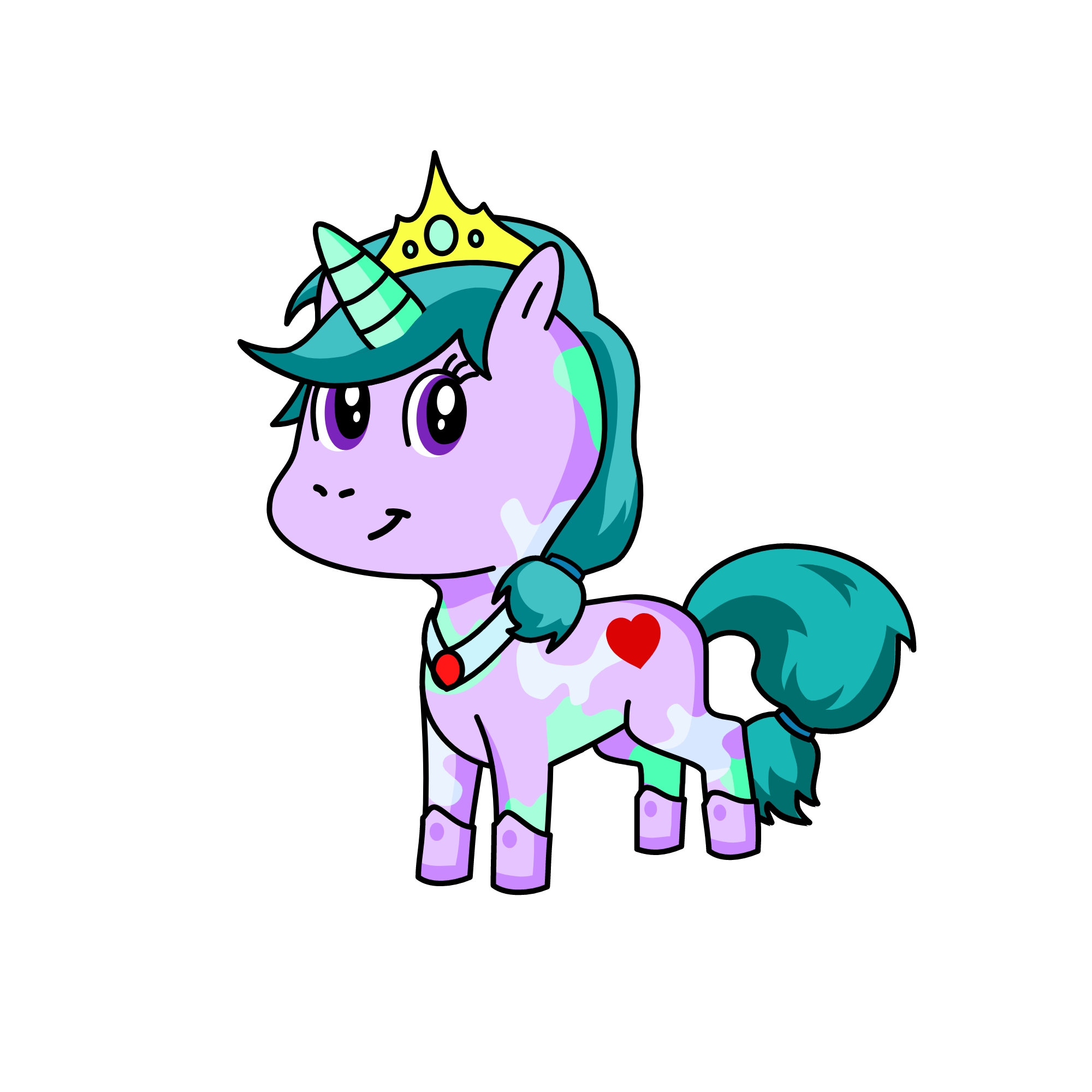 prinecss pony, the unicorn