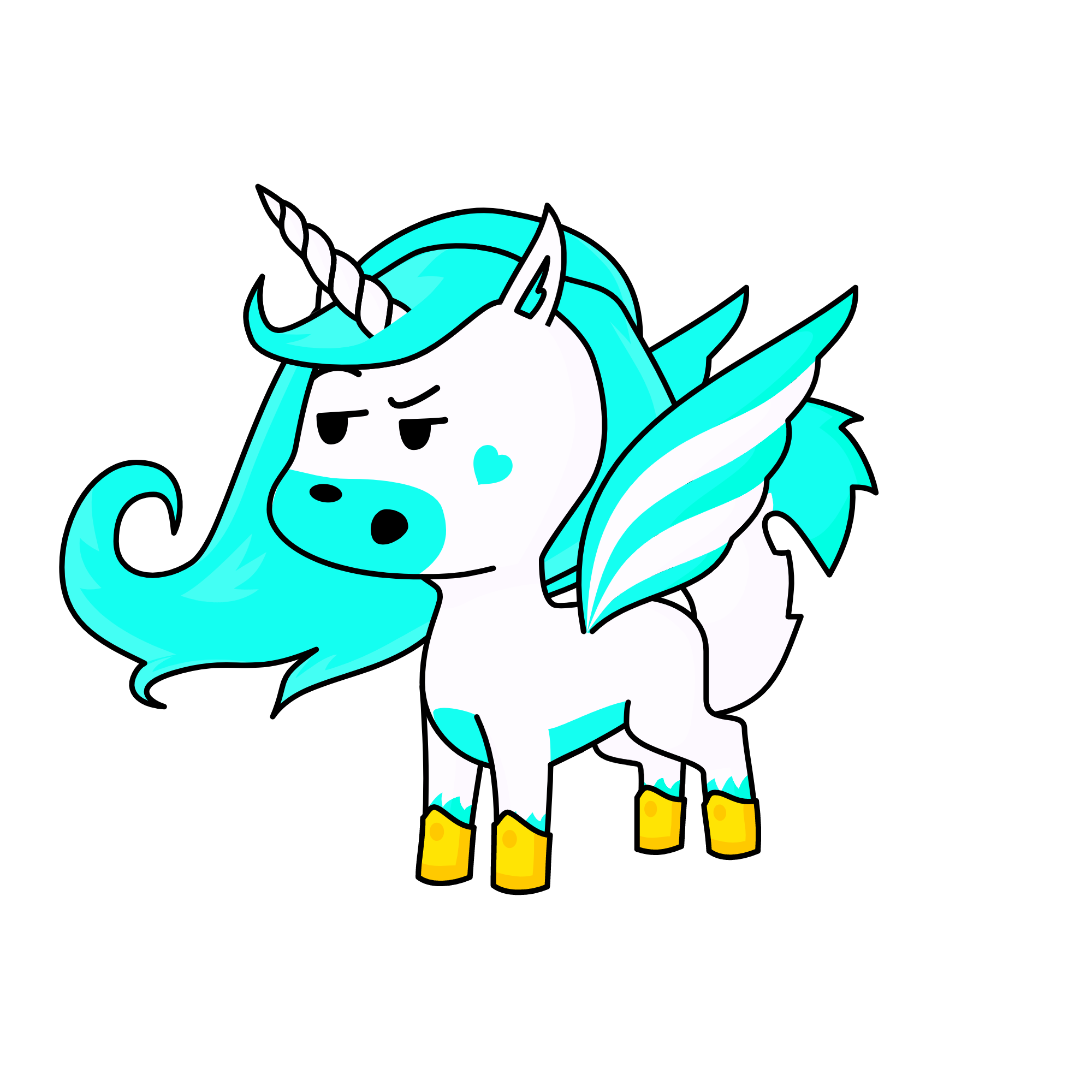 💖, the unicorn