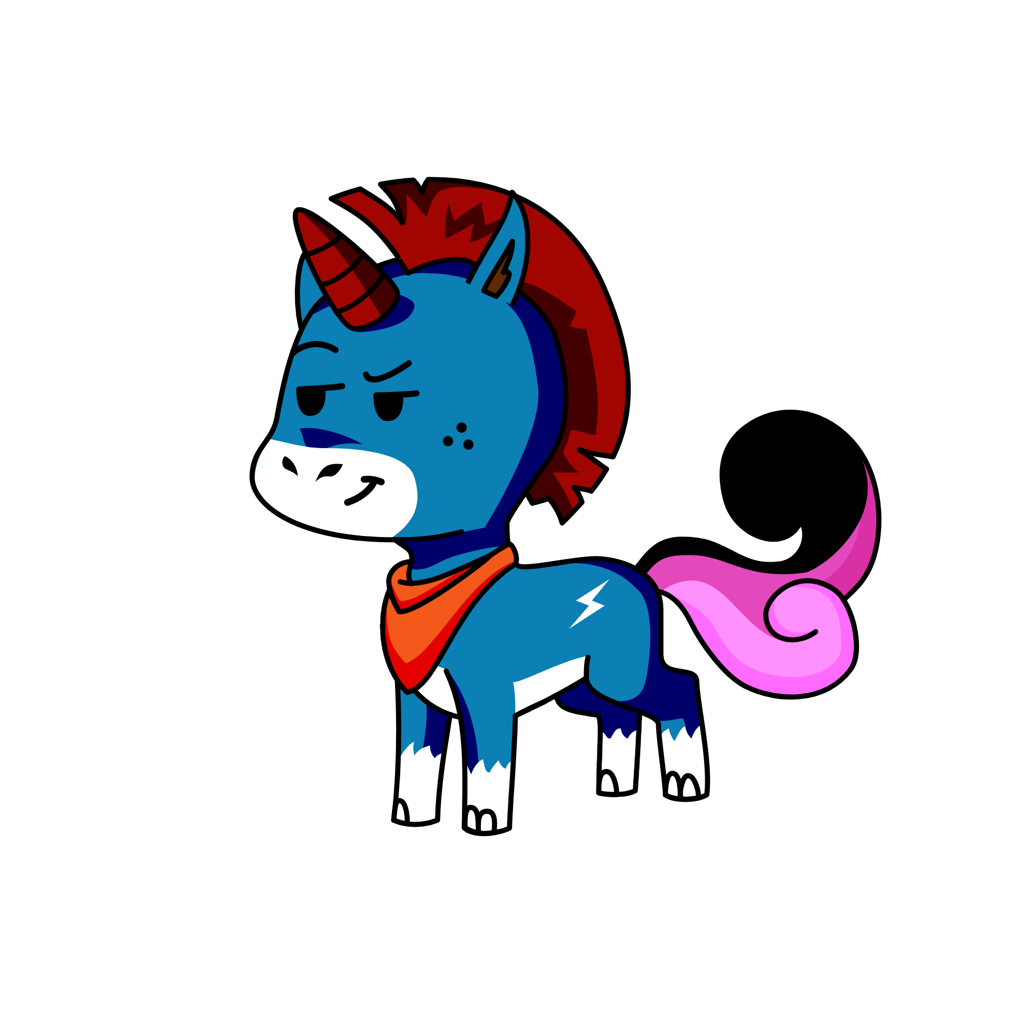 DUM, the unicorn