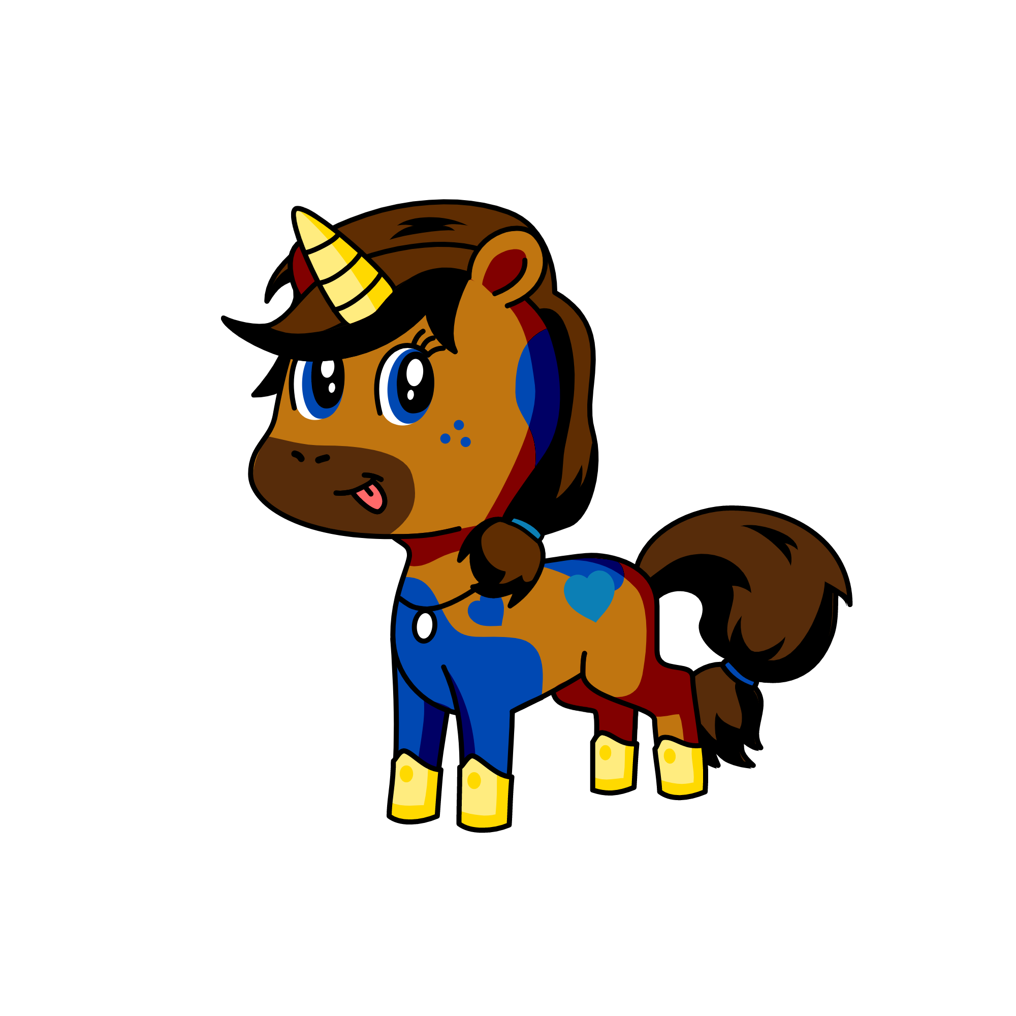 Cupcake, the unicorn
