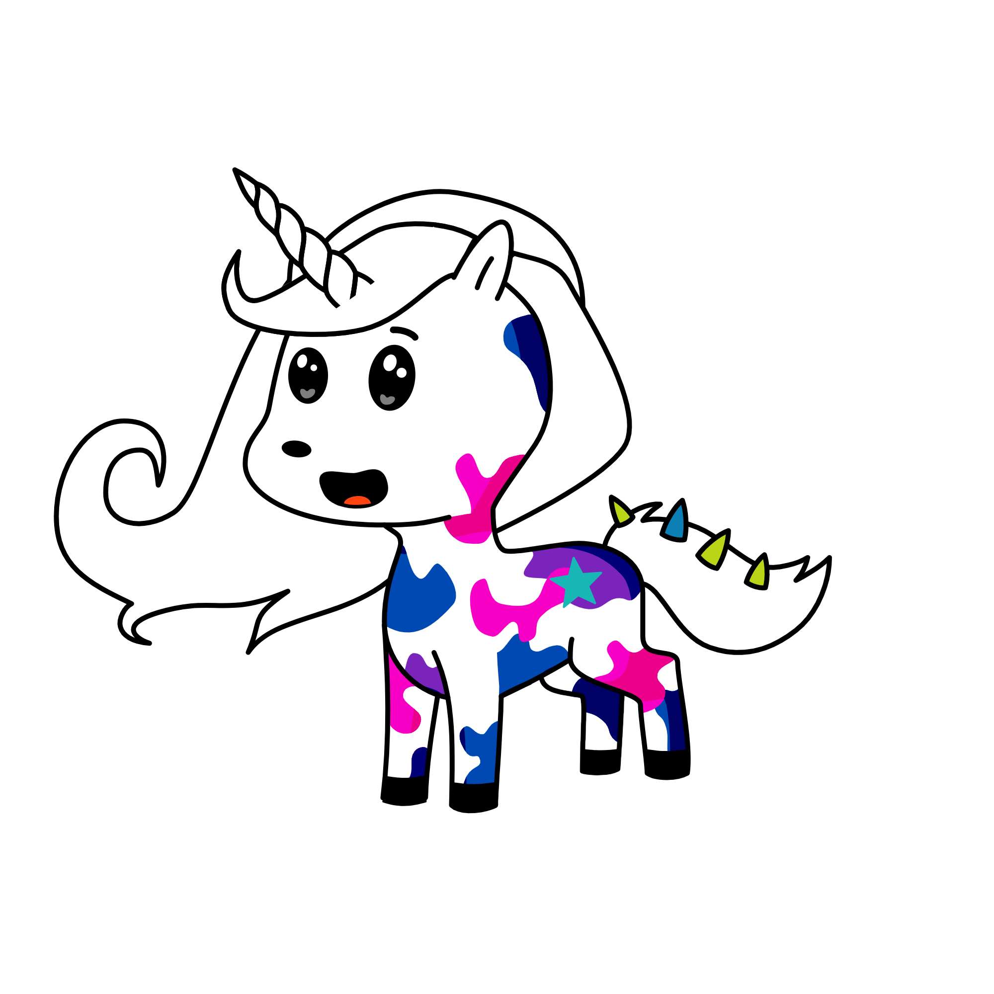 Joan, the unicorn