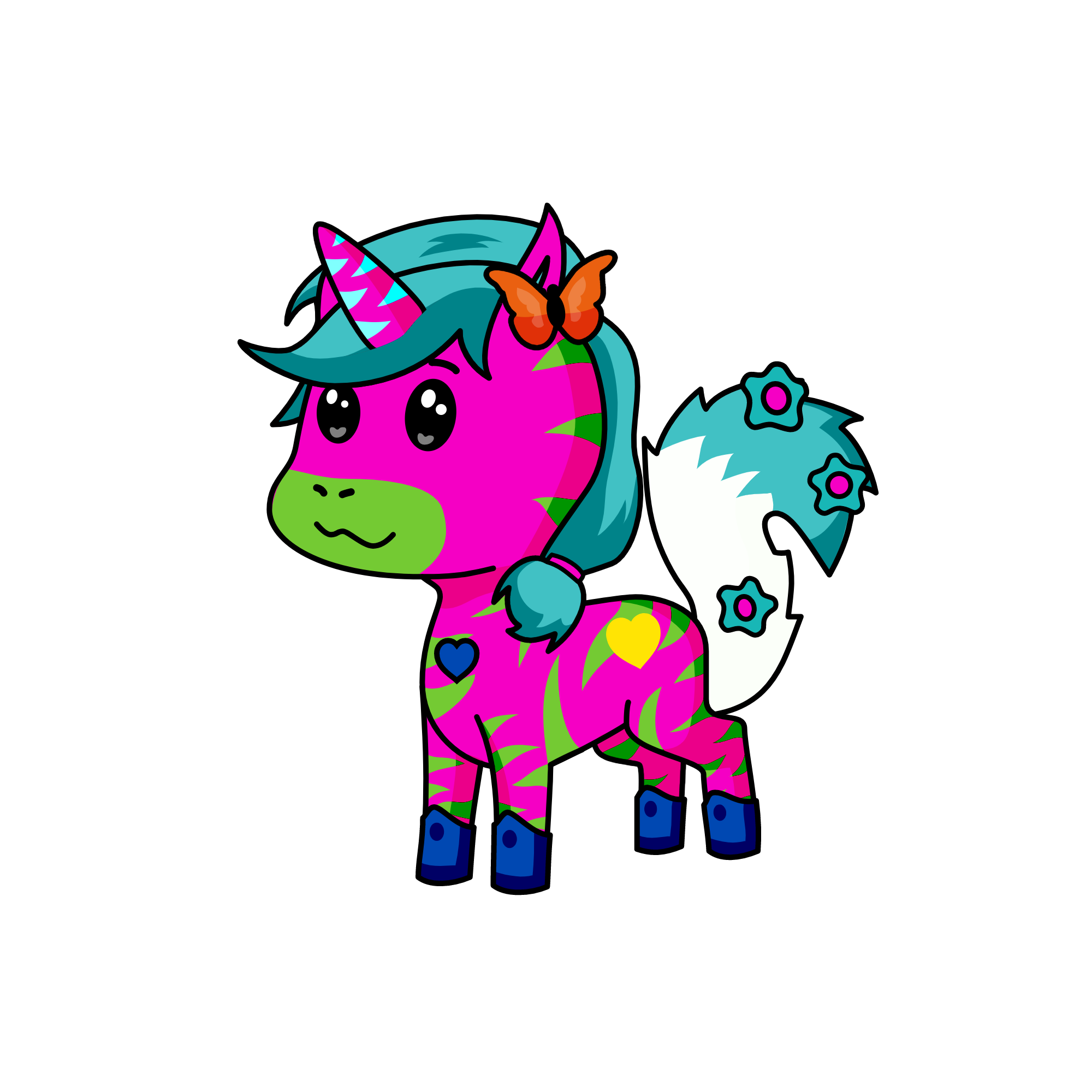 🦈🦈🦈🦈🐬🦀🦀, the unicorn