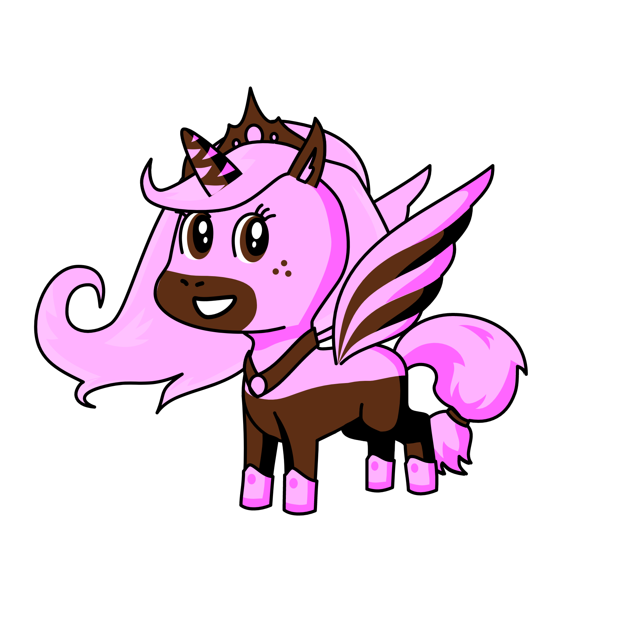Chocolate Cupcake, the unicorn