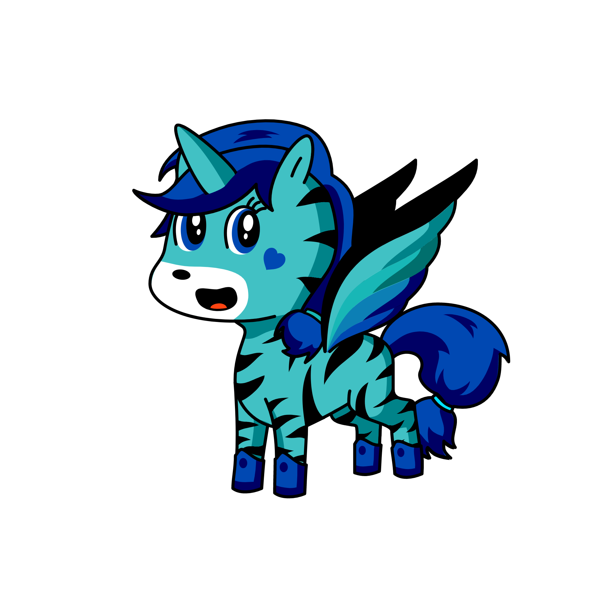 Snow, the unicorn