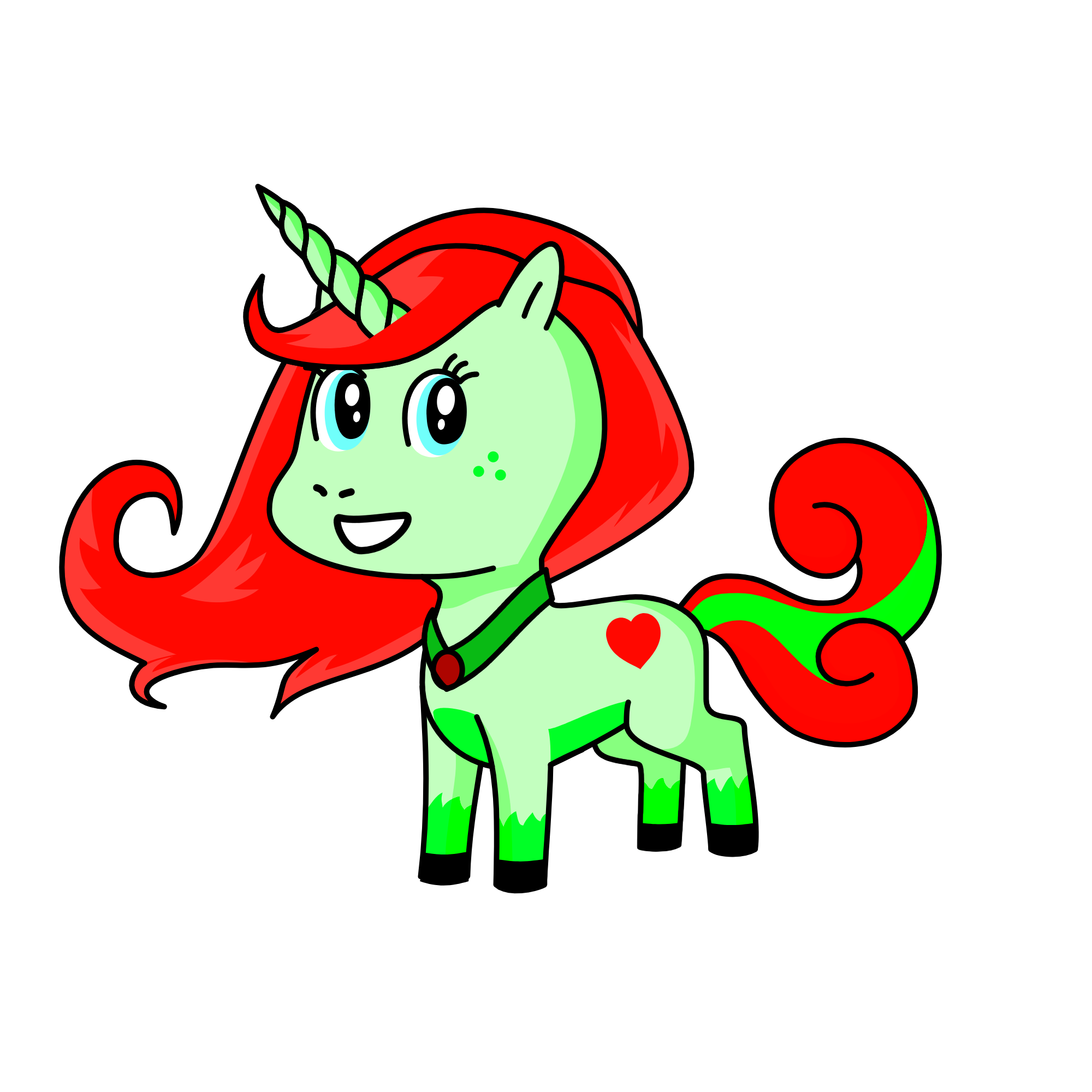 PepperMint, the unicorn