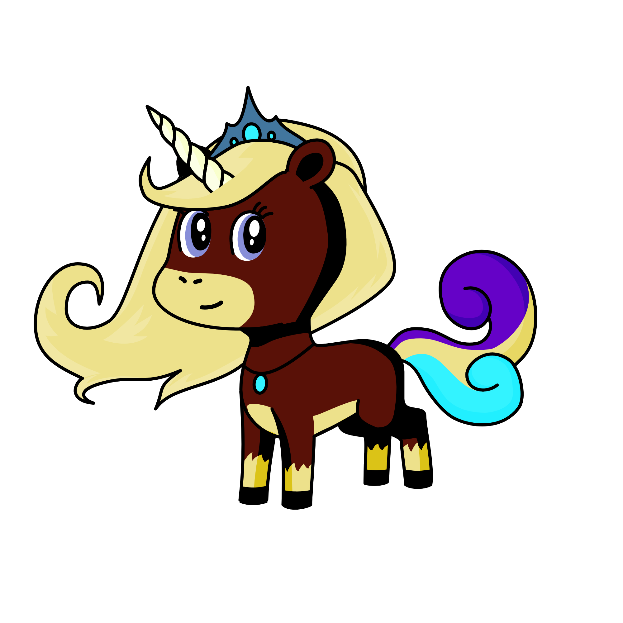 Ember, the unicorn