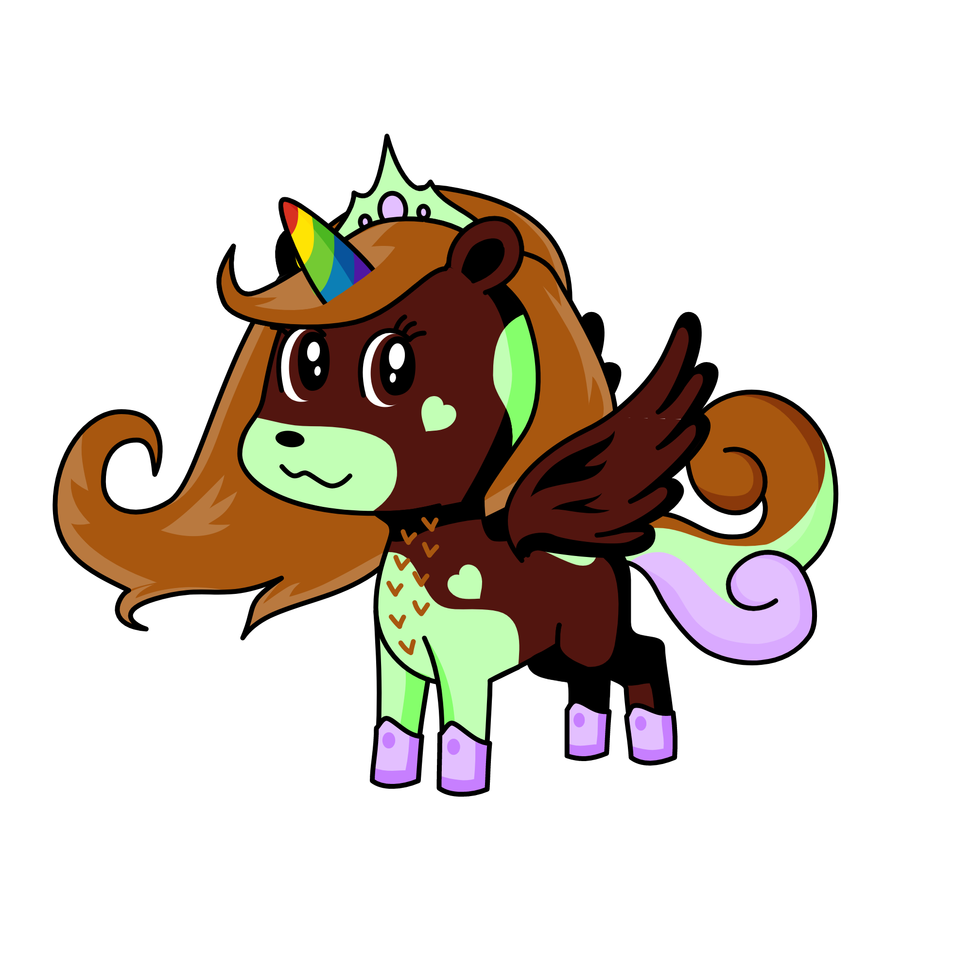 Chocolate, the unicorn