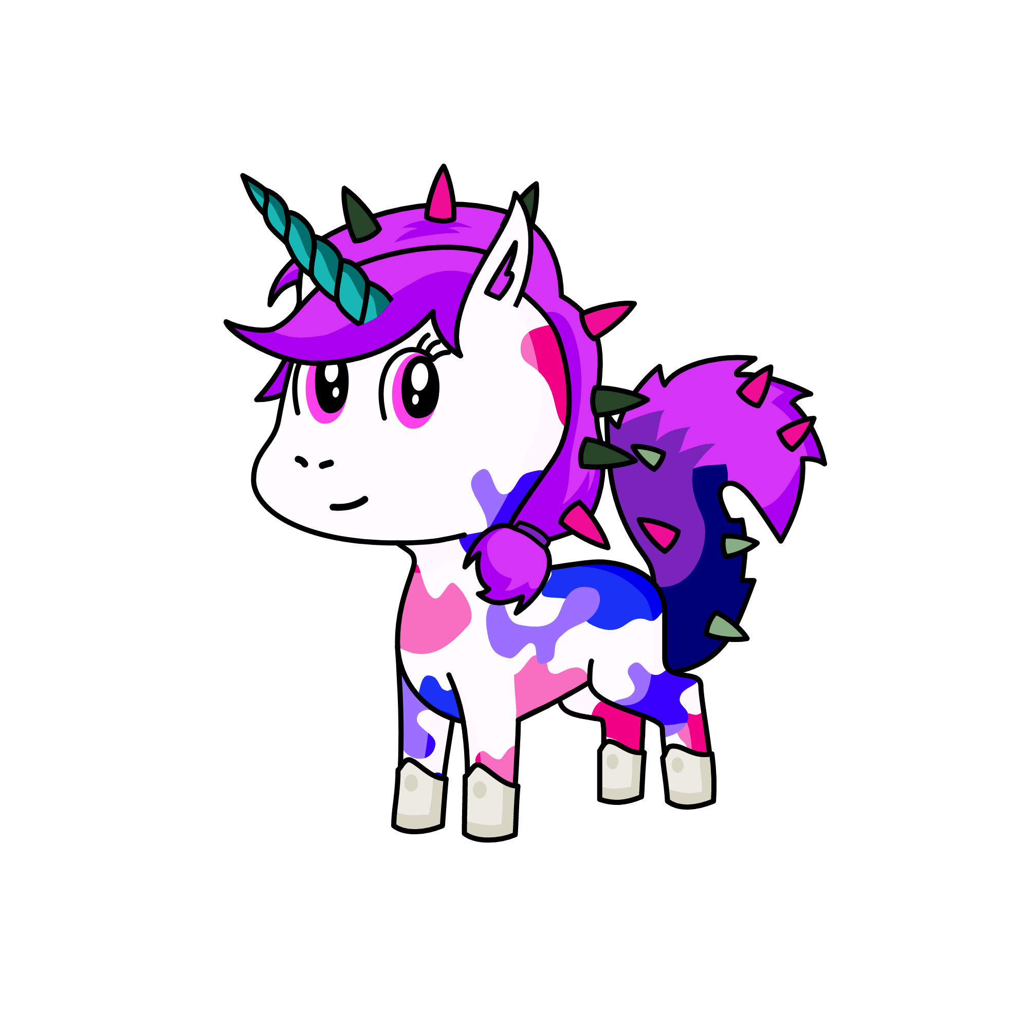 Super unicorn Sparkle poop, the unicorn