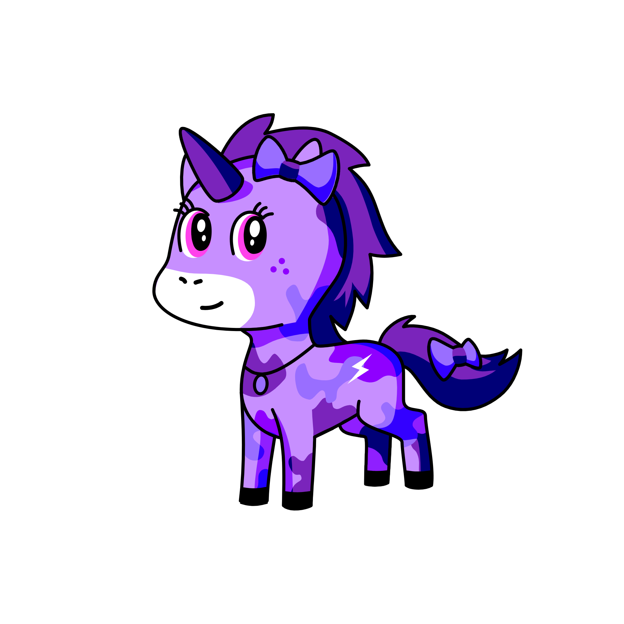 PURPLE!!!!!!!!, the unicorn