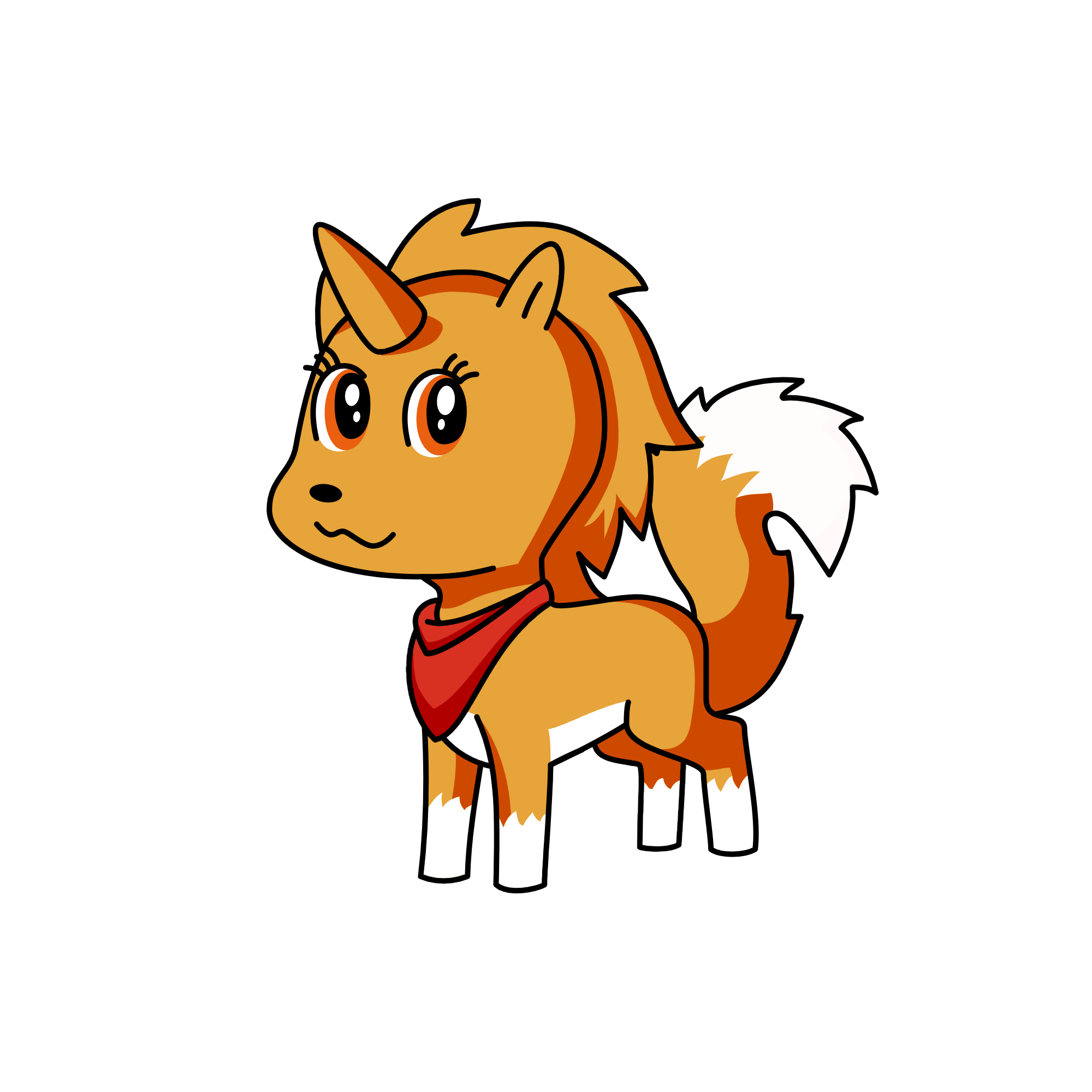 my dogeicorn Owen, the unicorn