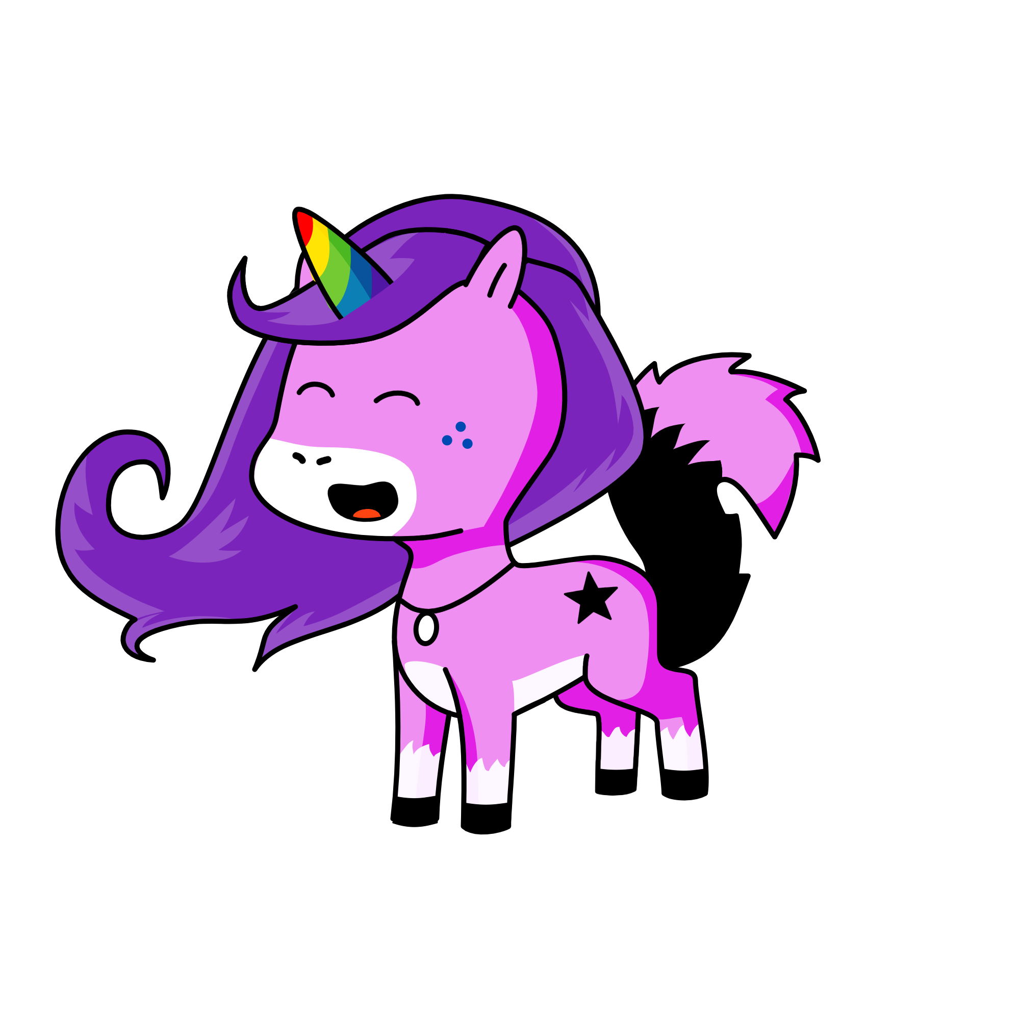 A, the unicorn