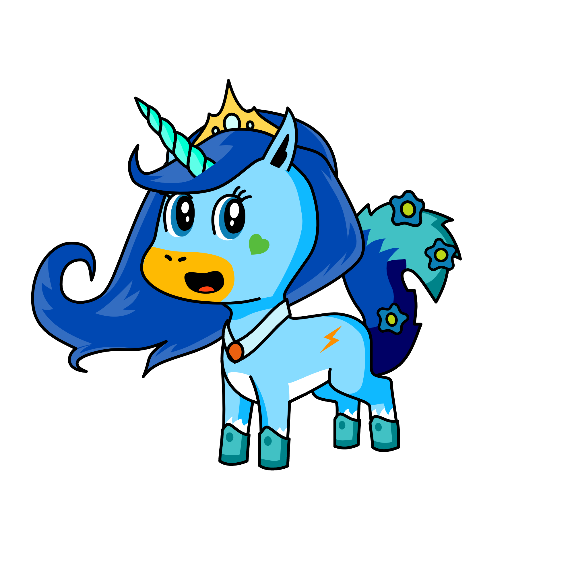 ra'ad, the unicorn