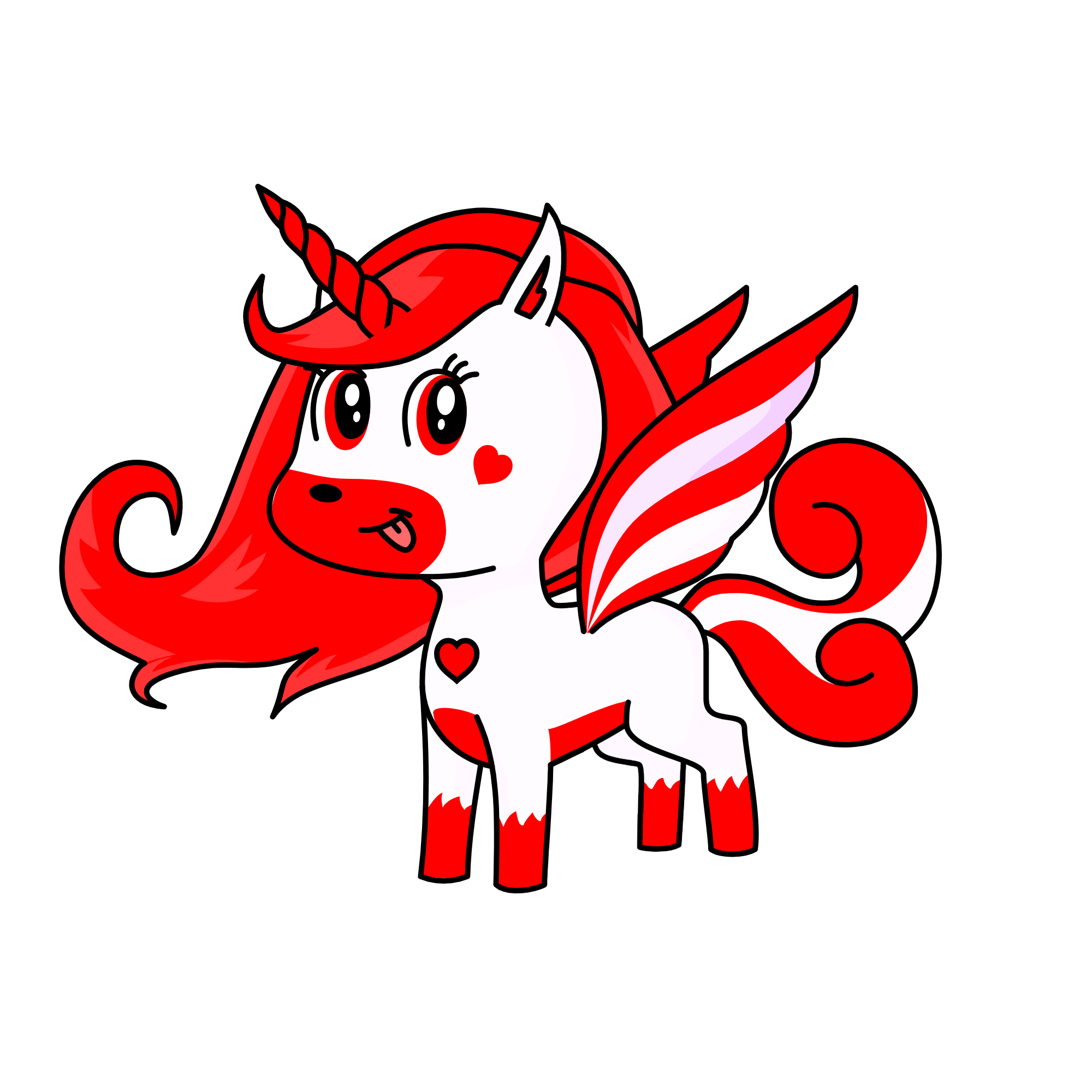 Cherry Cream Soda, the unicorn