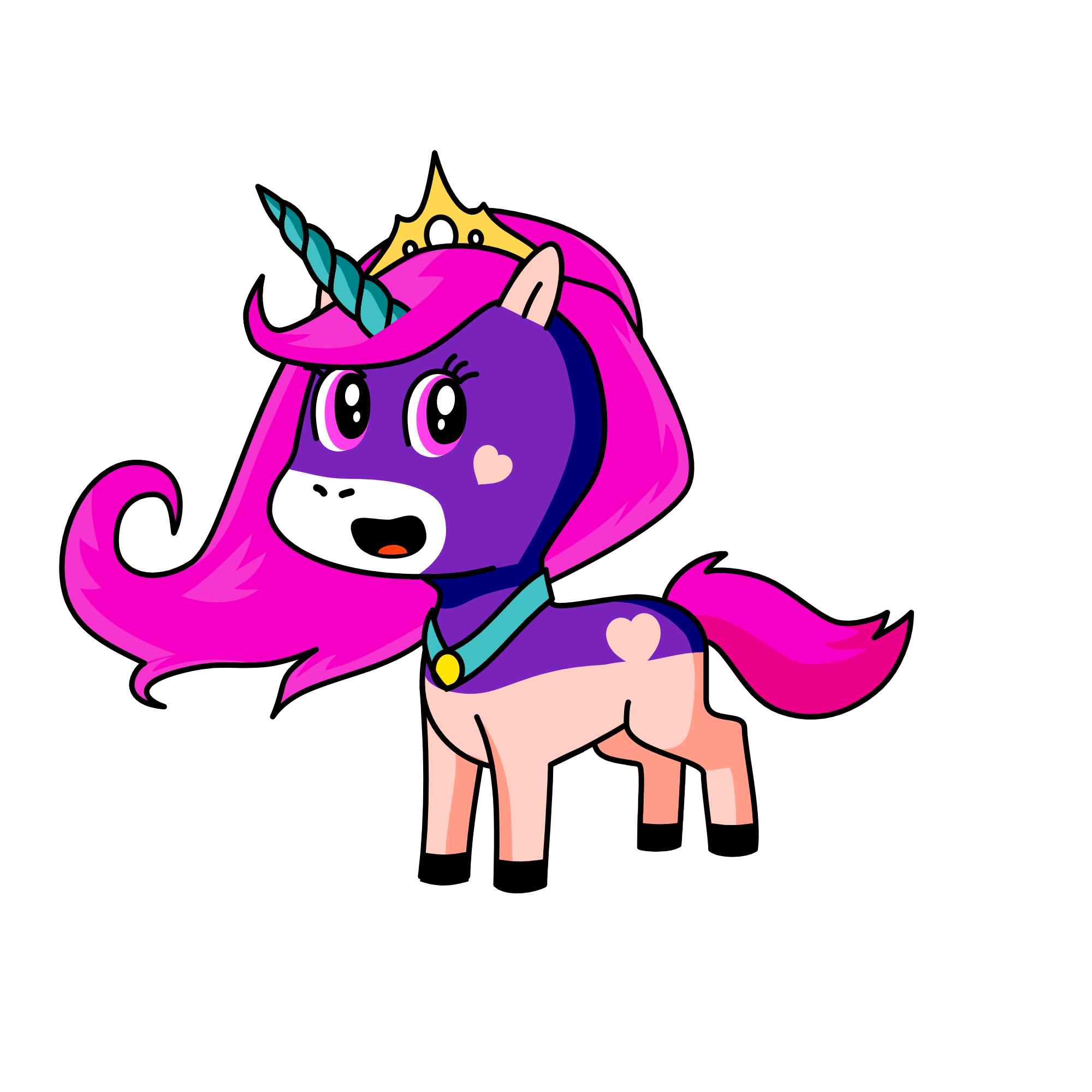 queen unicorn, the unicorn