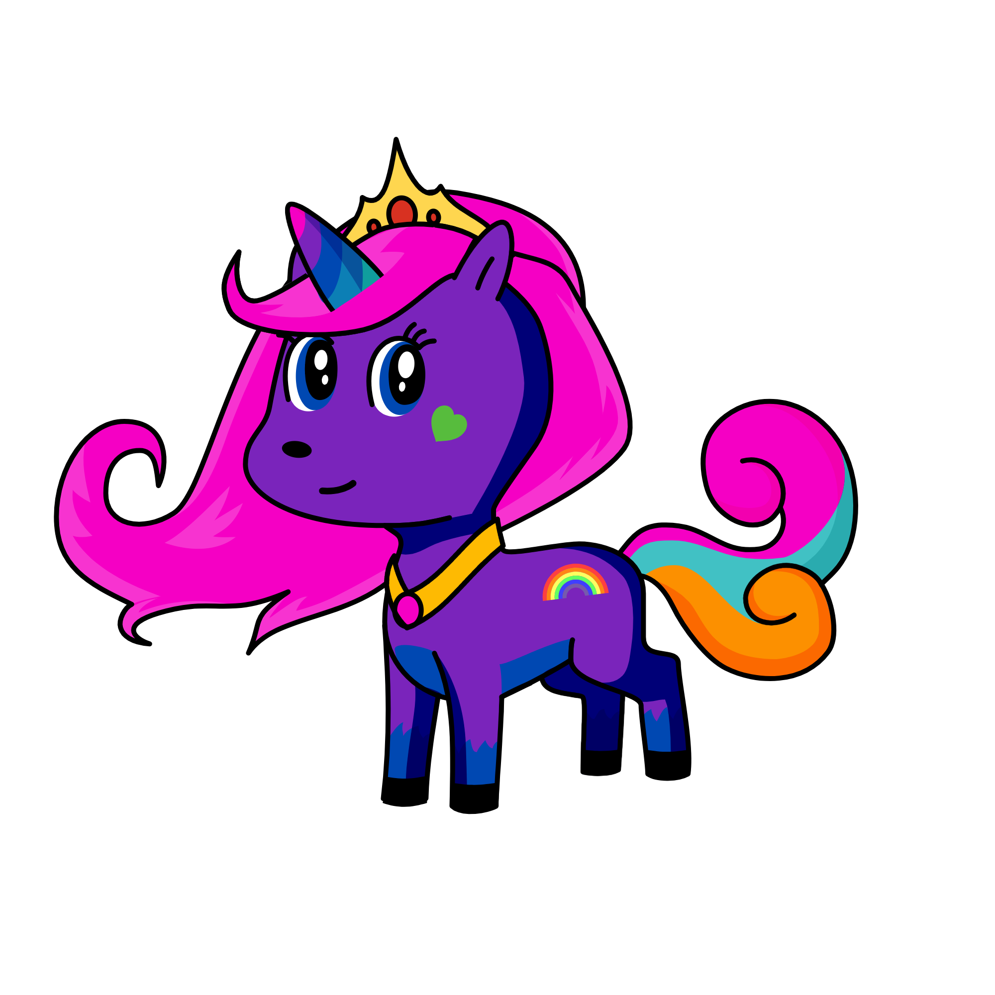 Moon, the unicorn