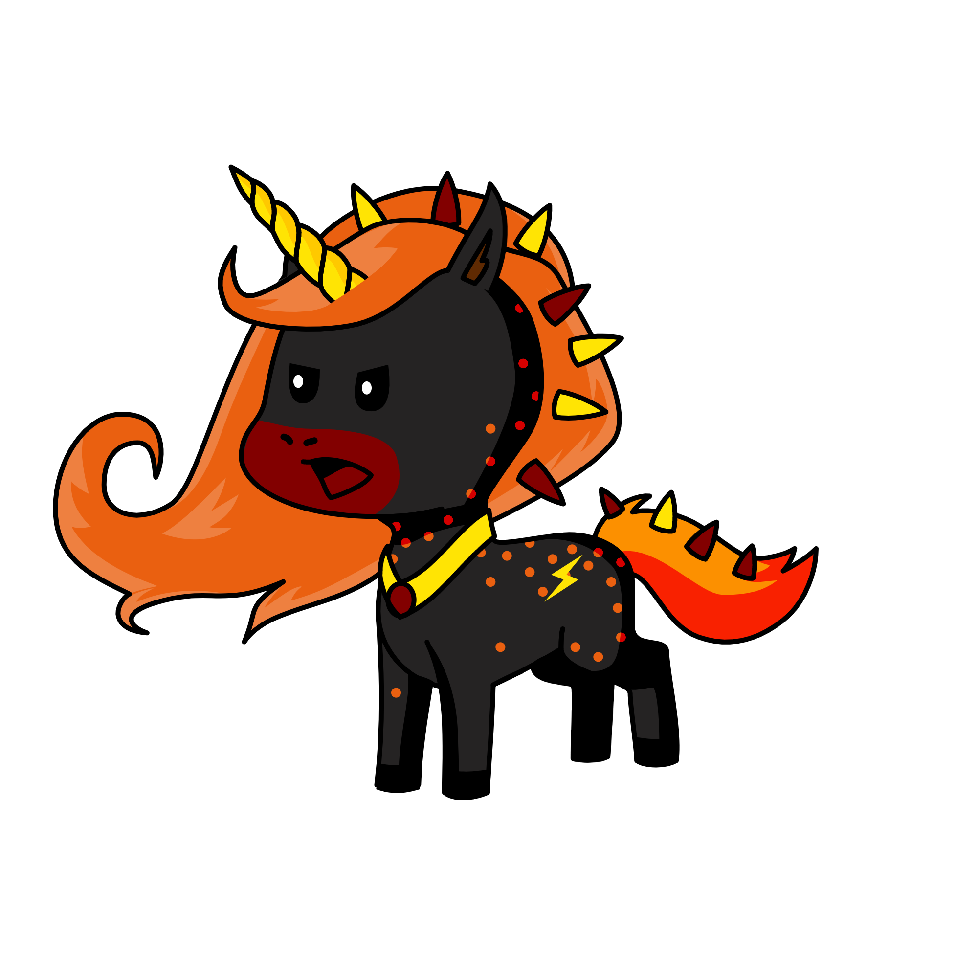 Anger, the unicorn