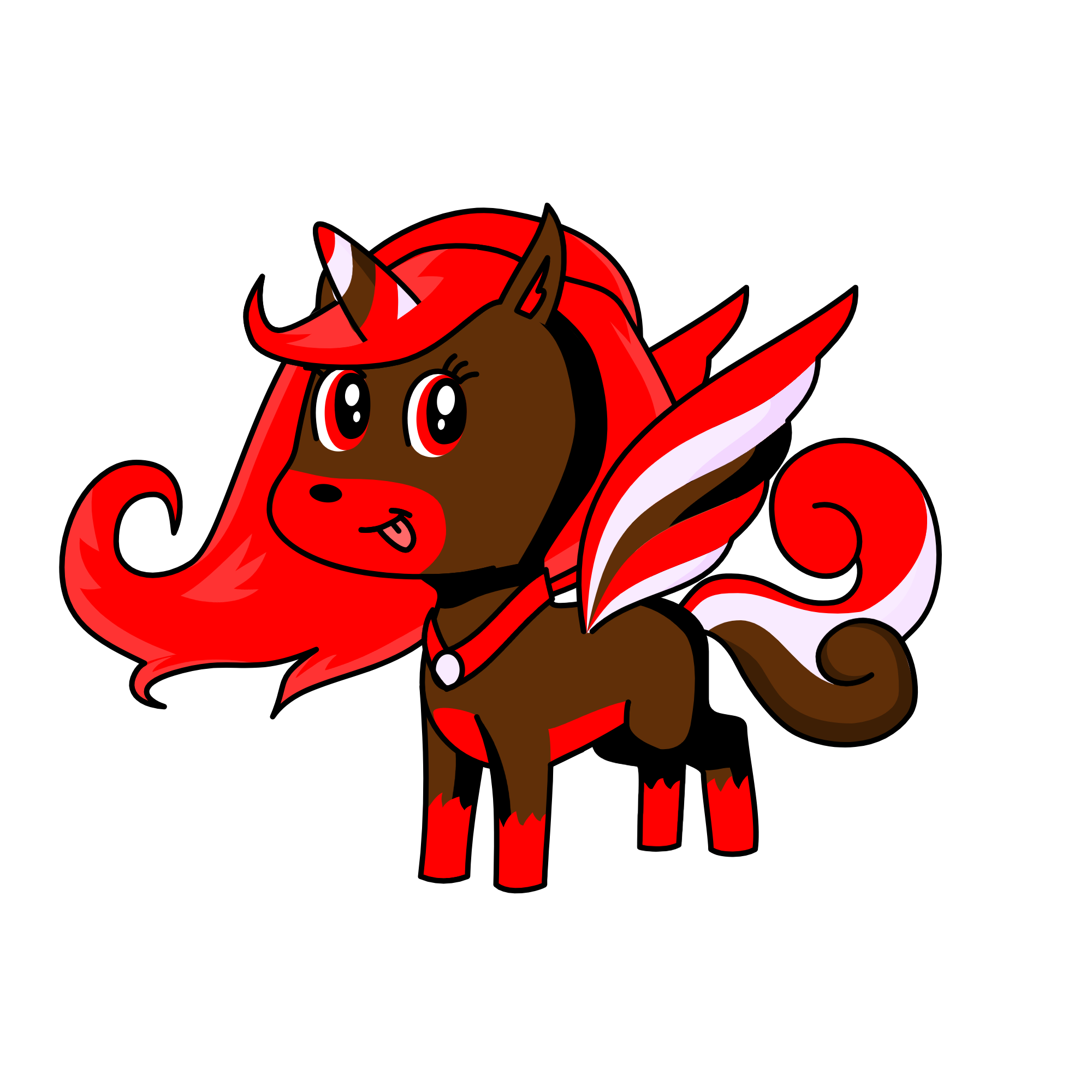 Coke, the unicorn