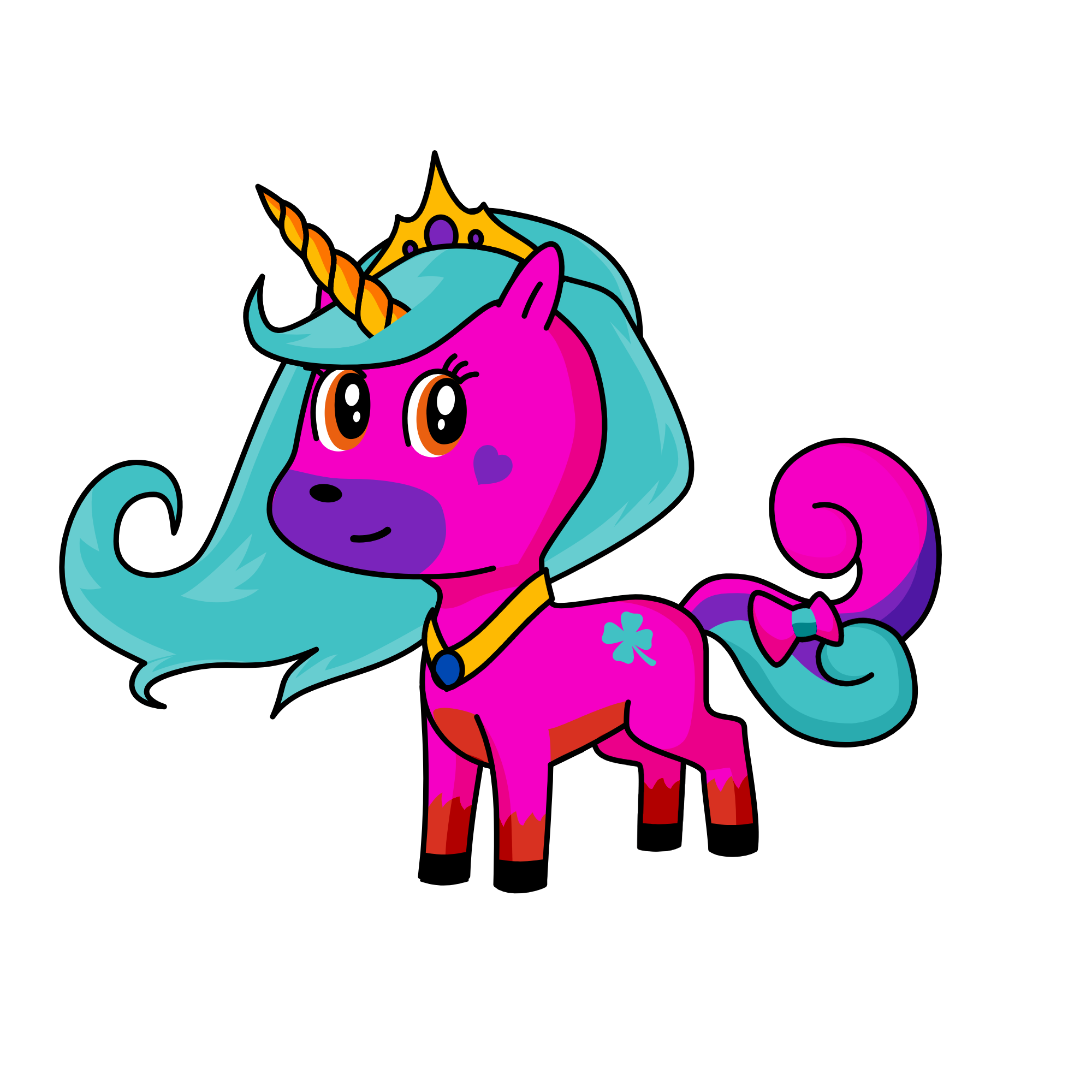 Sun, the unicorn