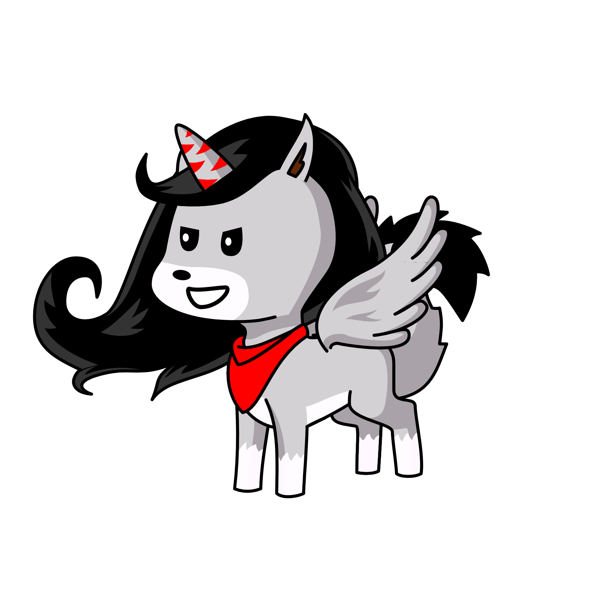 were wolf, the unicorn