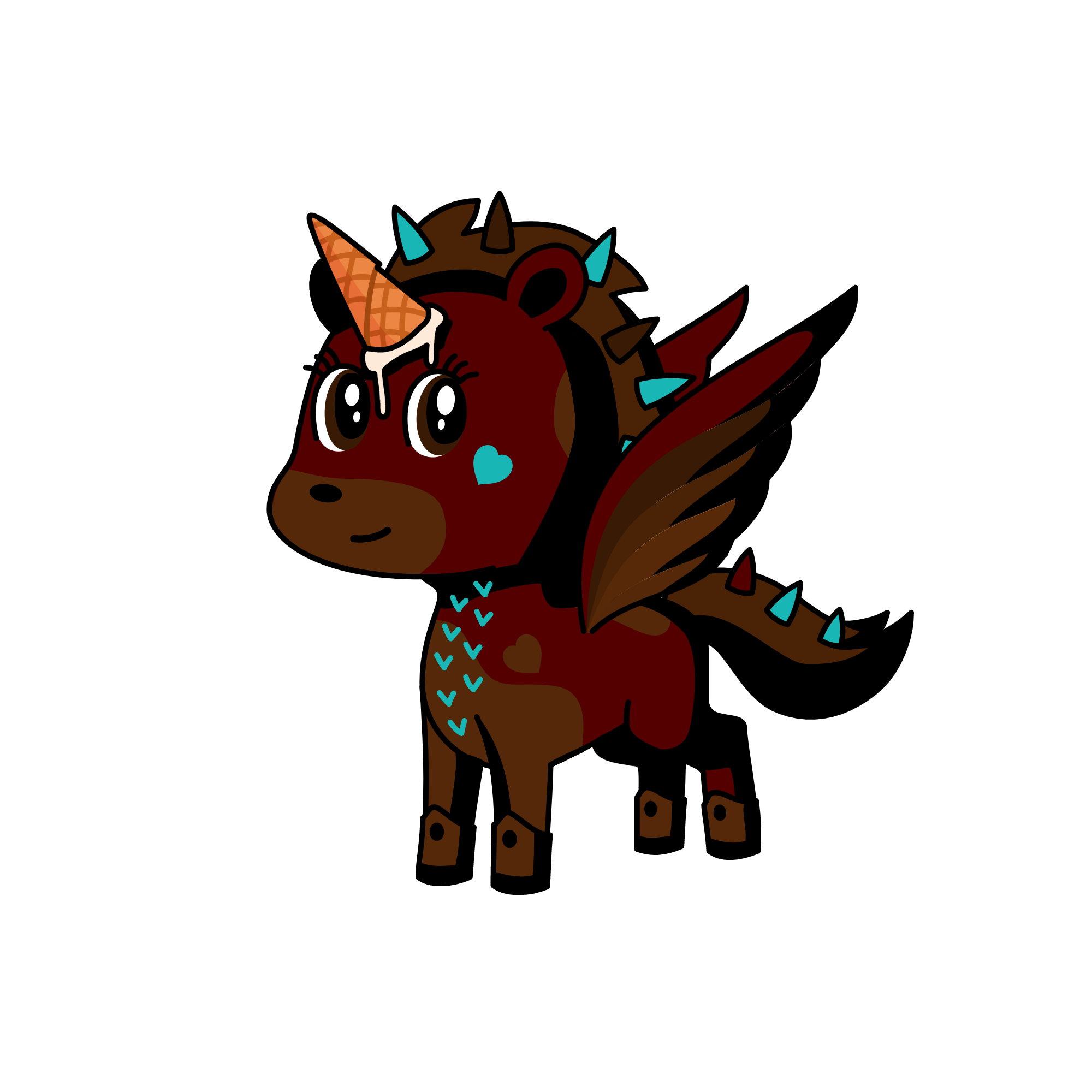 ChocaBlueberry, the unicorn