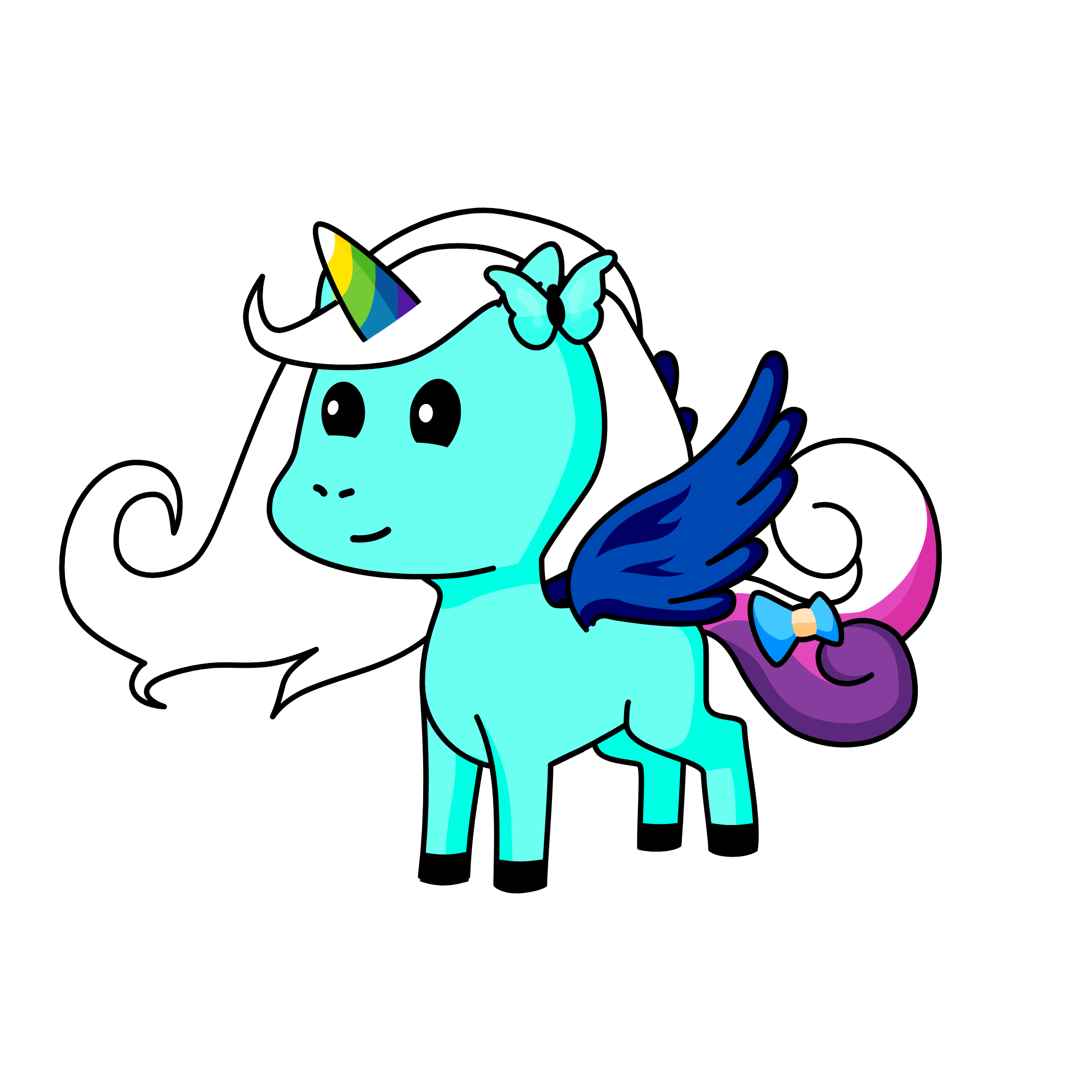 Snow Bluster, the unicorn
