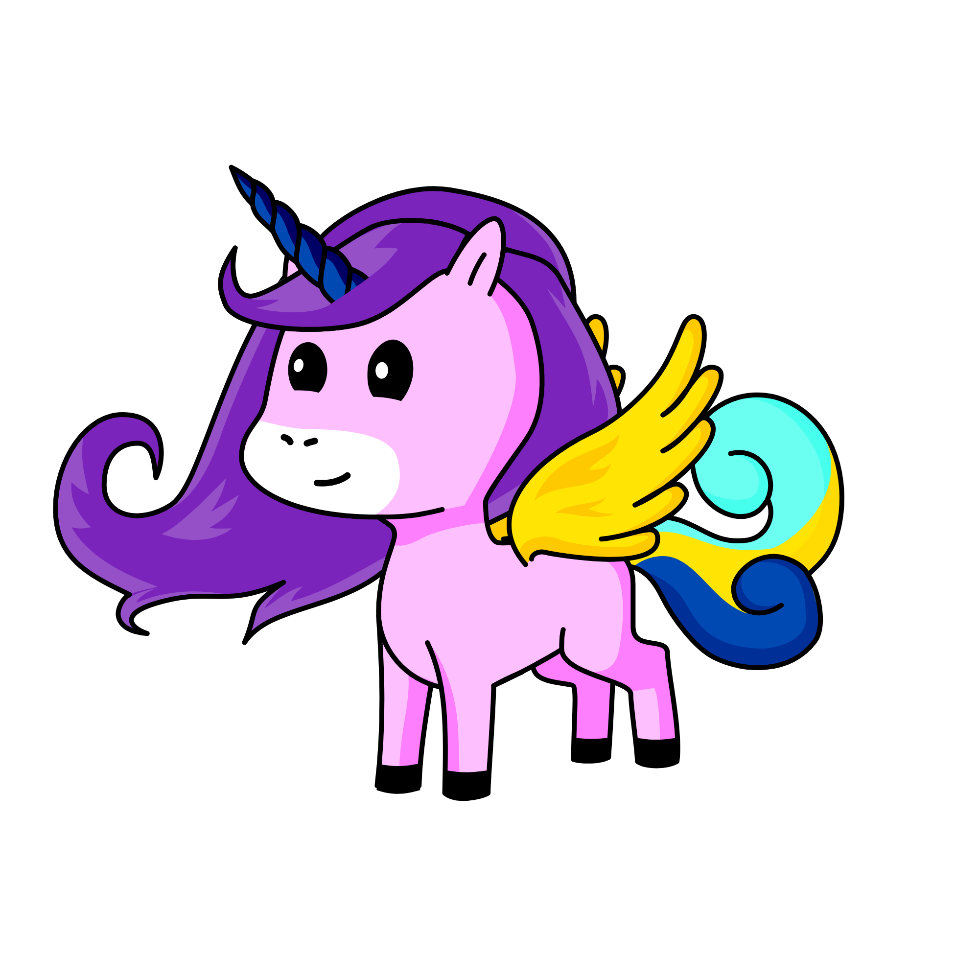 Brighty, the unicorn