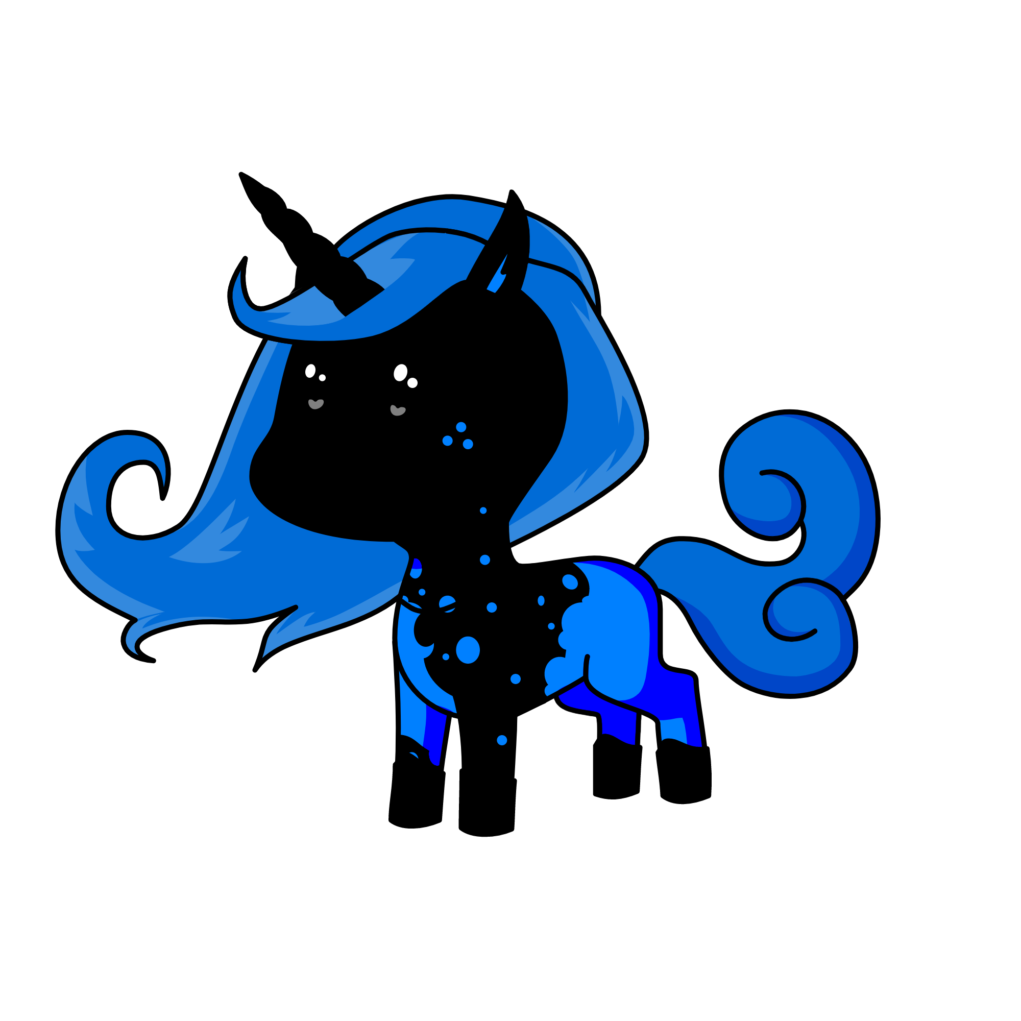A little light, the unicorn