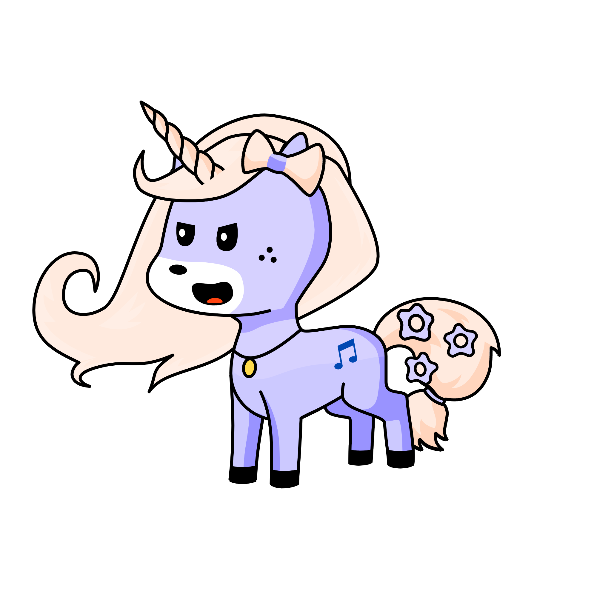 Queeny, the unicorn