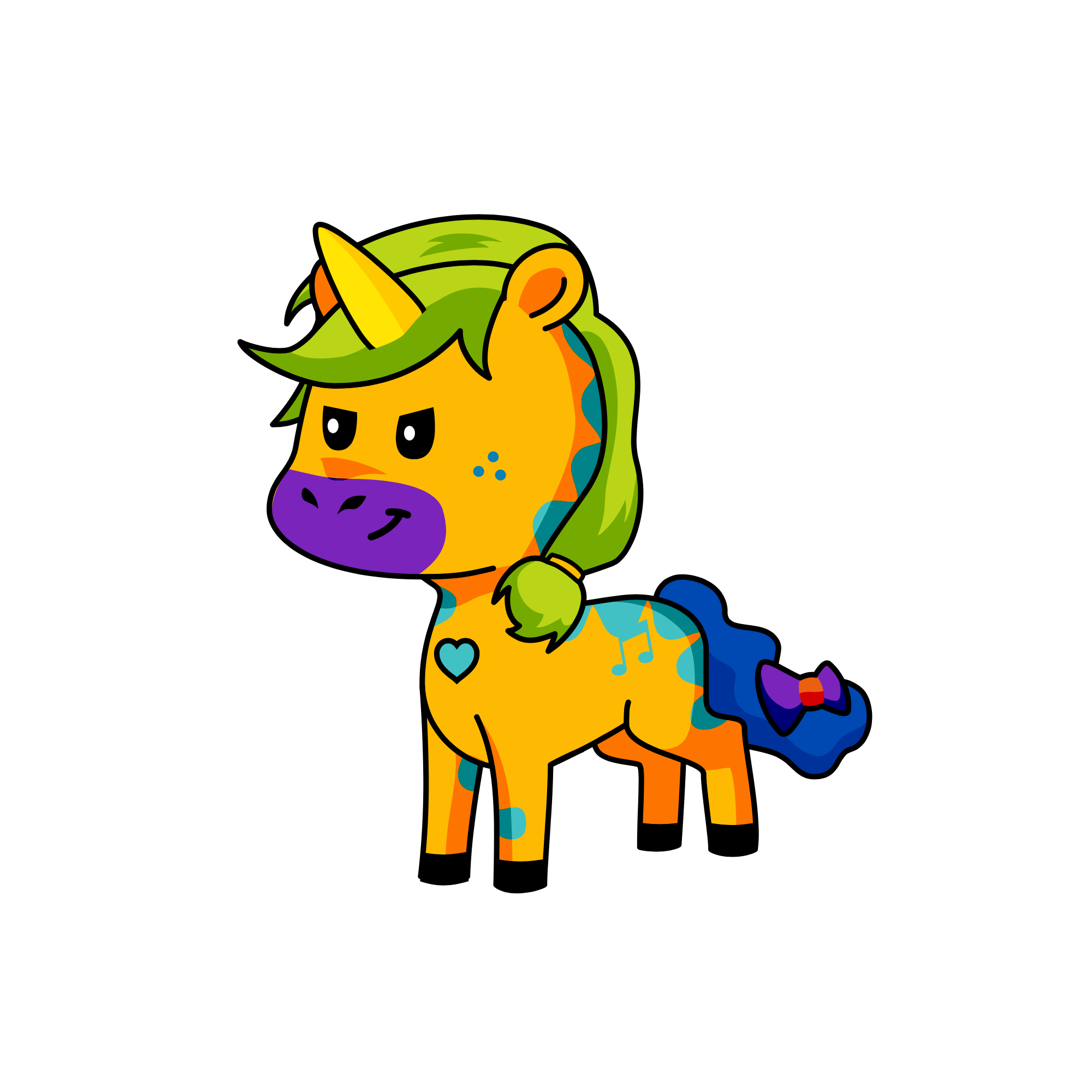 Scarlett, the unicorn