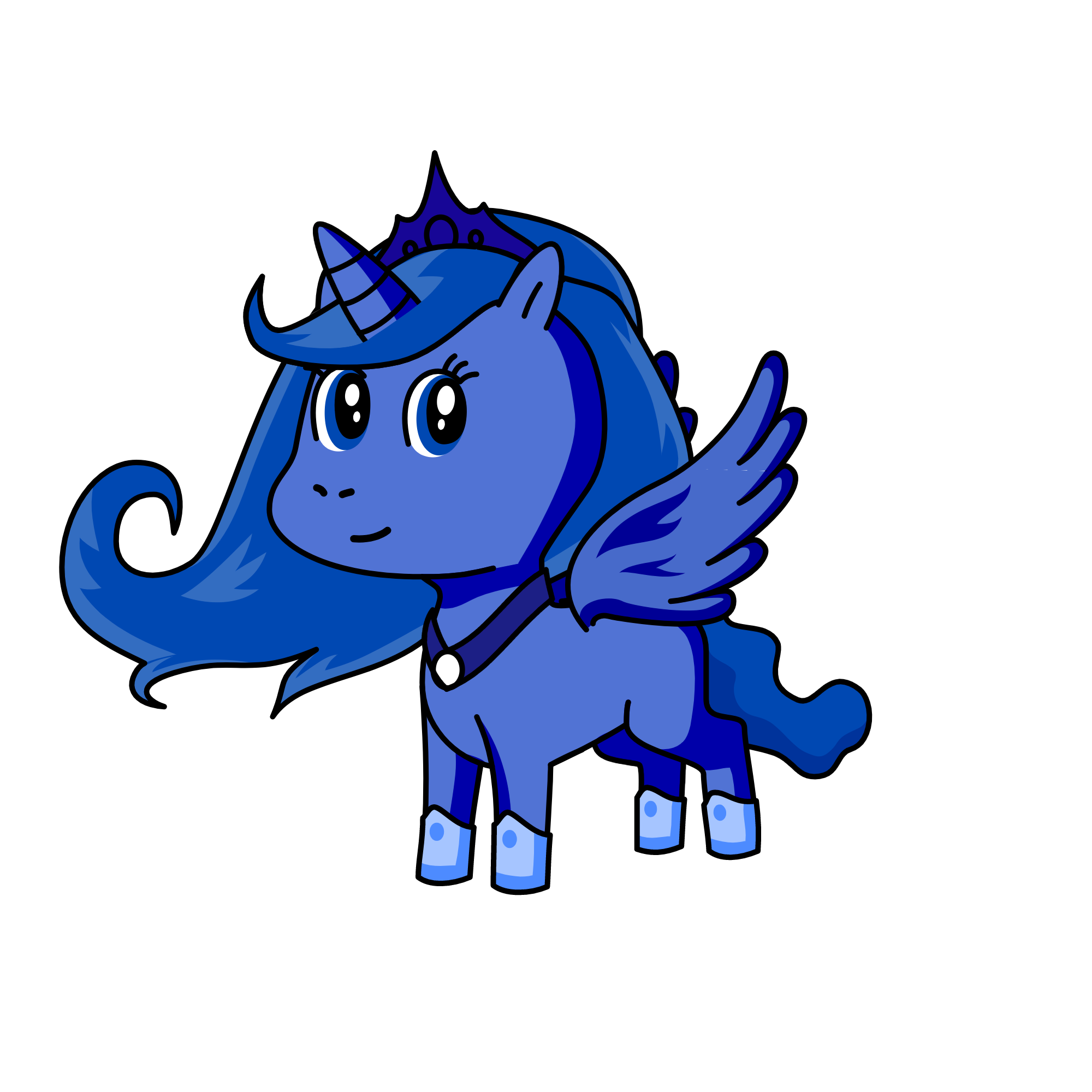 Princess Luna, the unicorn