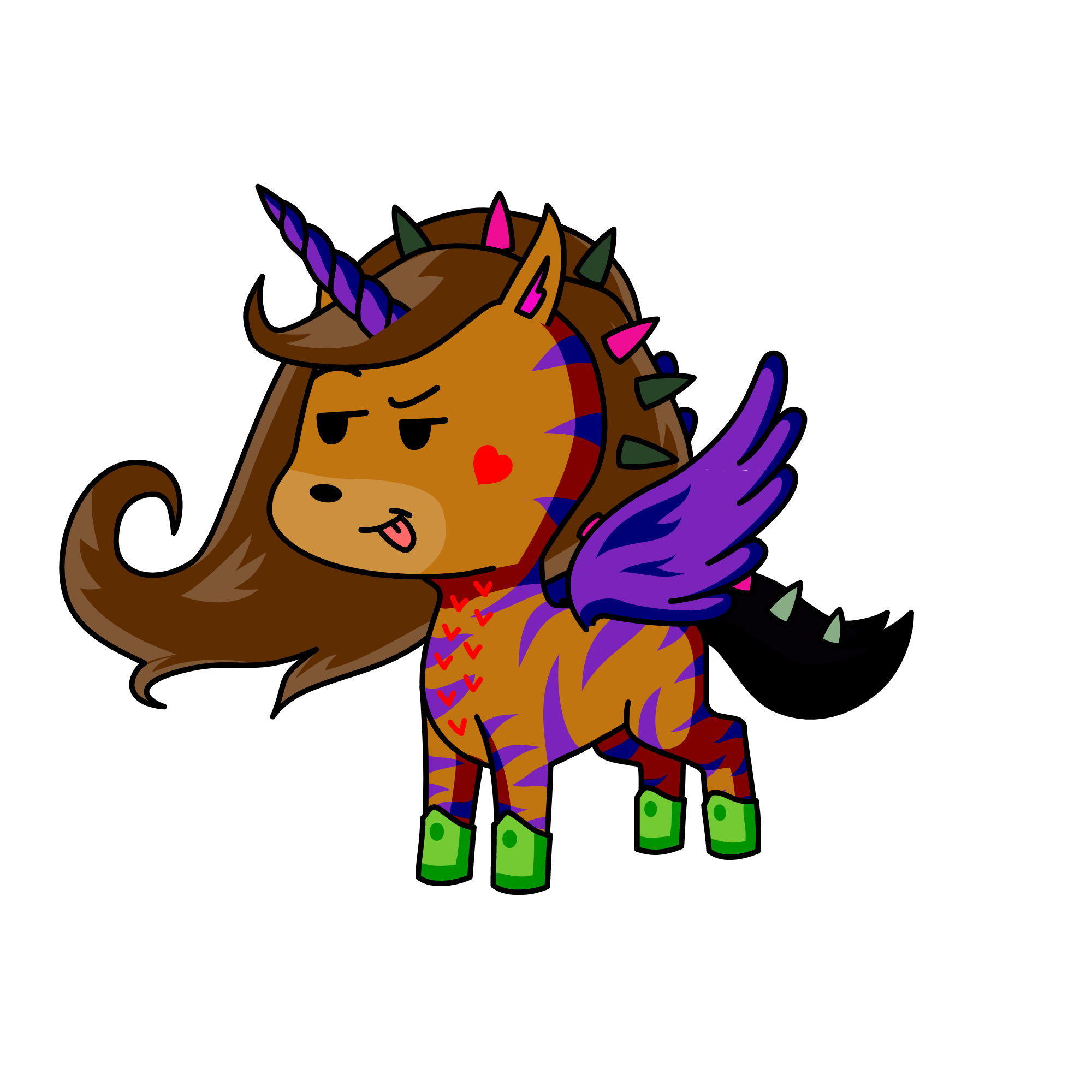 Crystal Ganstaer, the unicorn