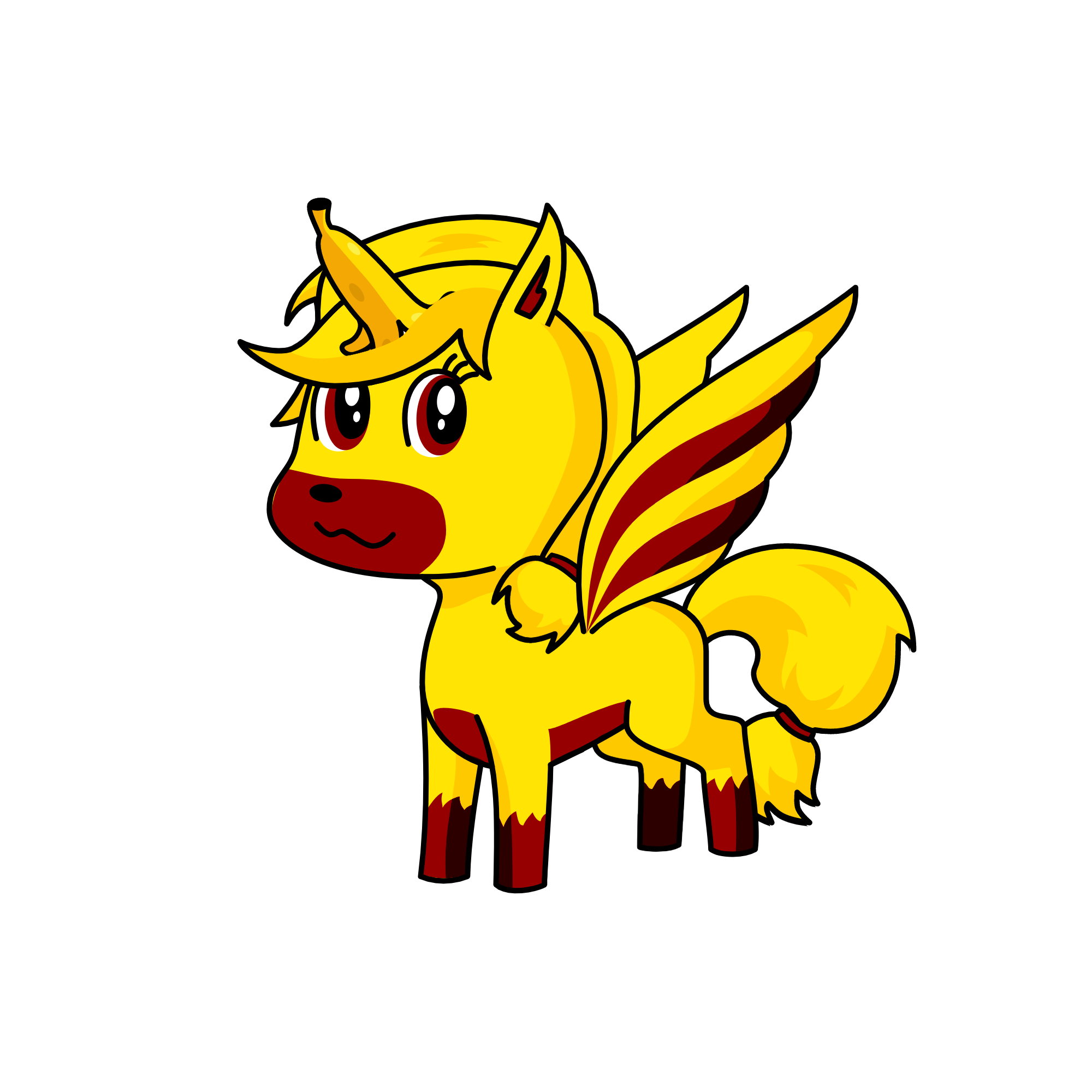 Banana candy, the unicorn