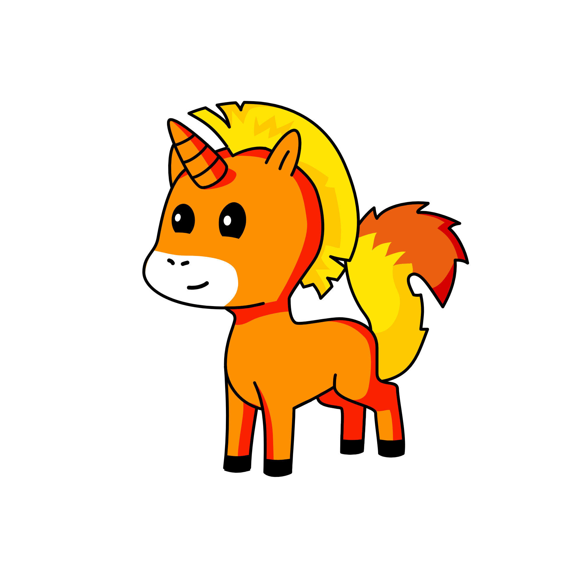 b, the unicorn