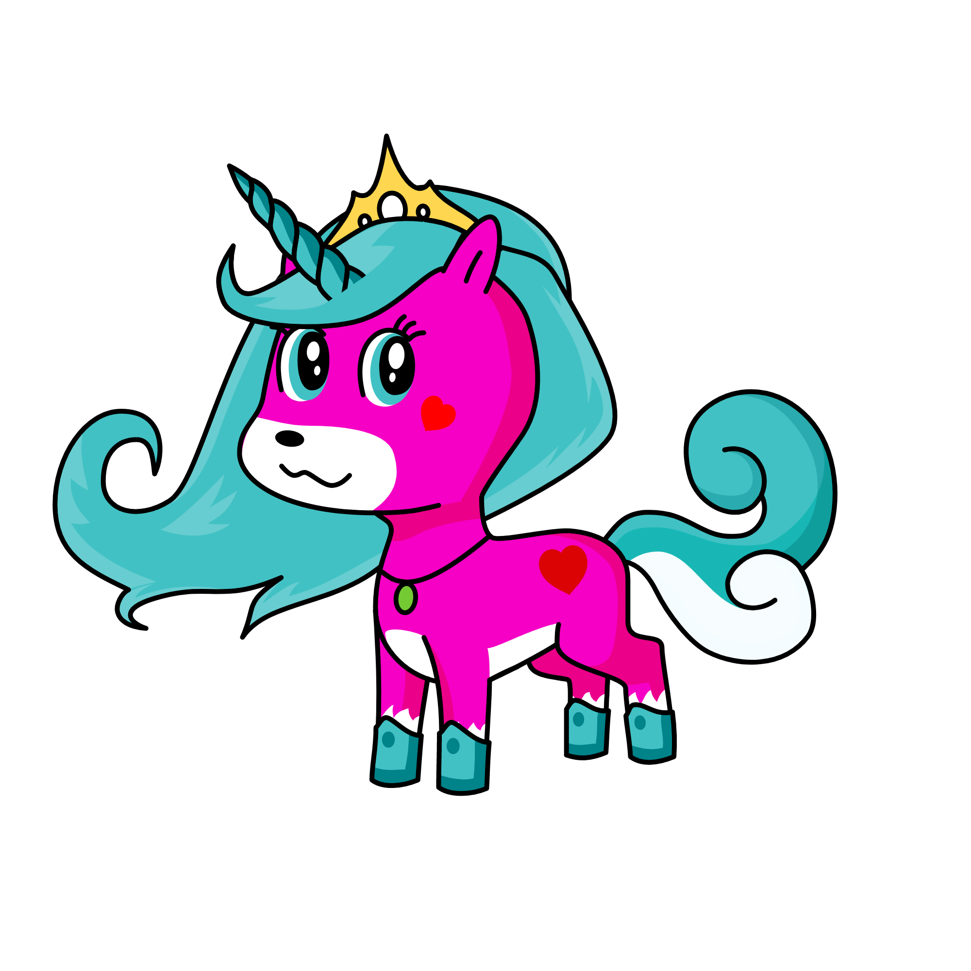 Unikitty as a Unicorn, the unicorn