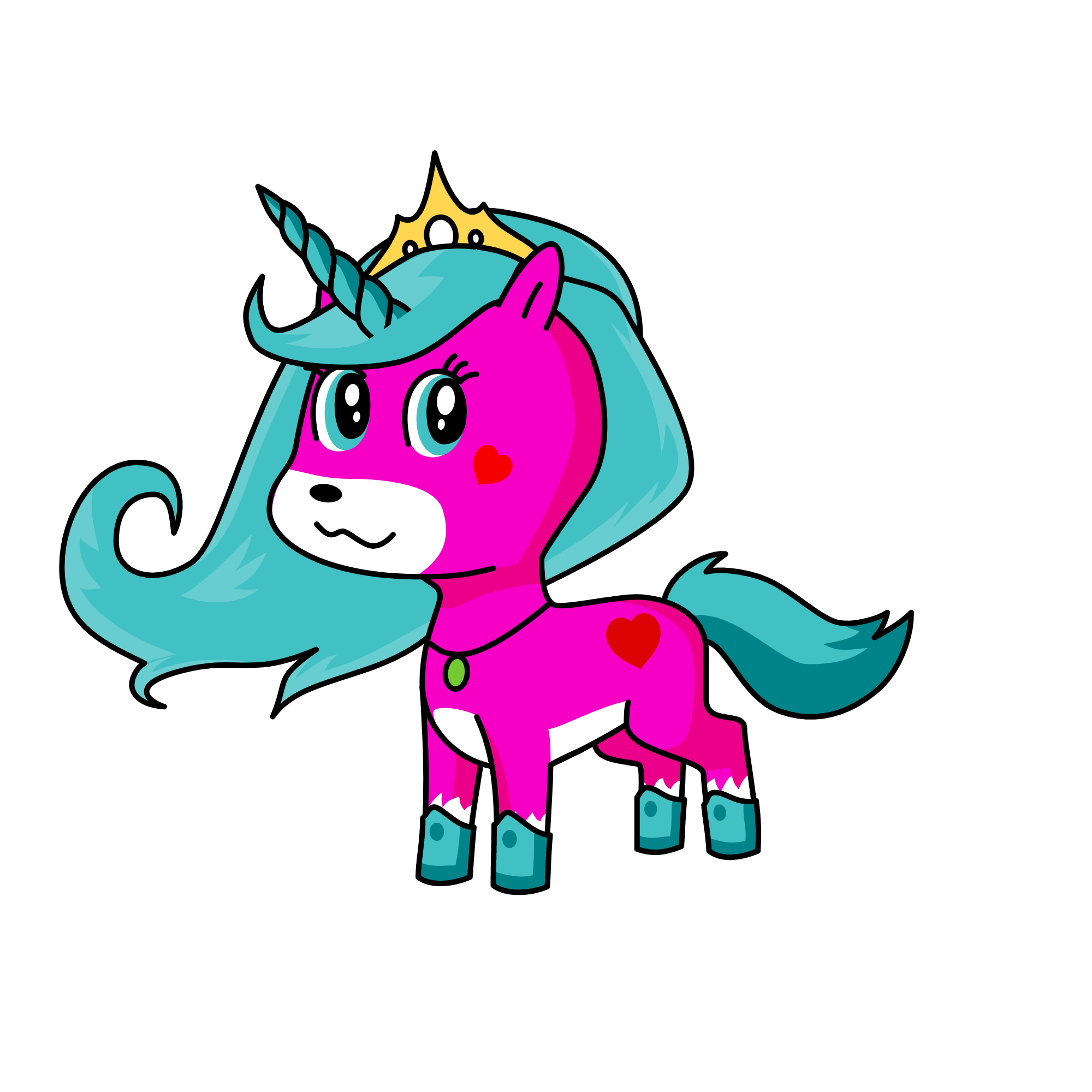 Unicorn Kitty, the unicorn