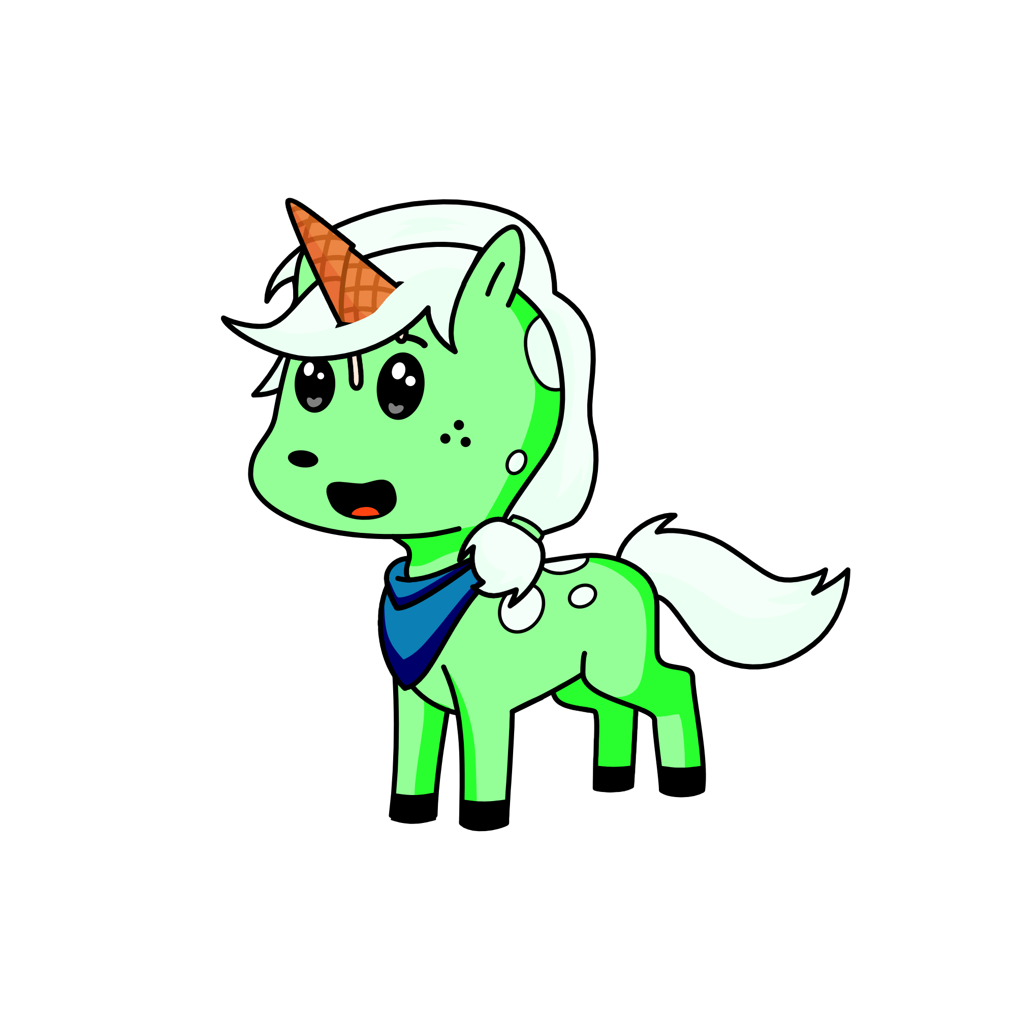 mint chip, the unicorn